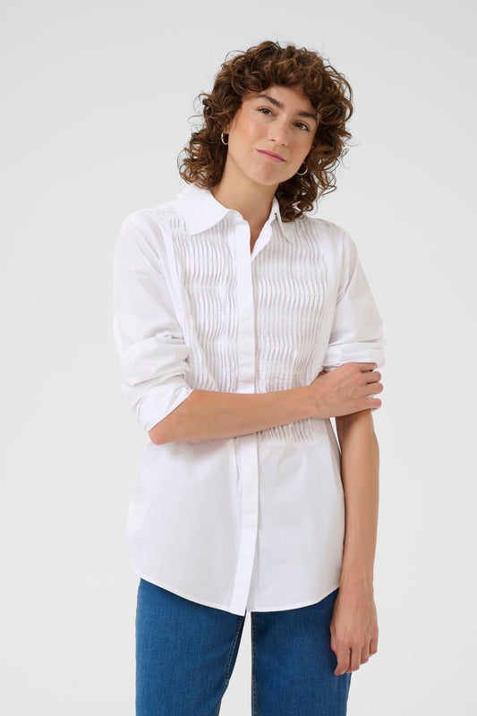 picture of Part Two Natinka Shirt - Bright White - Number Two - womens - fashion - clothing - Part Two 1