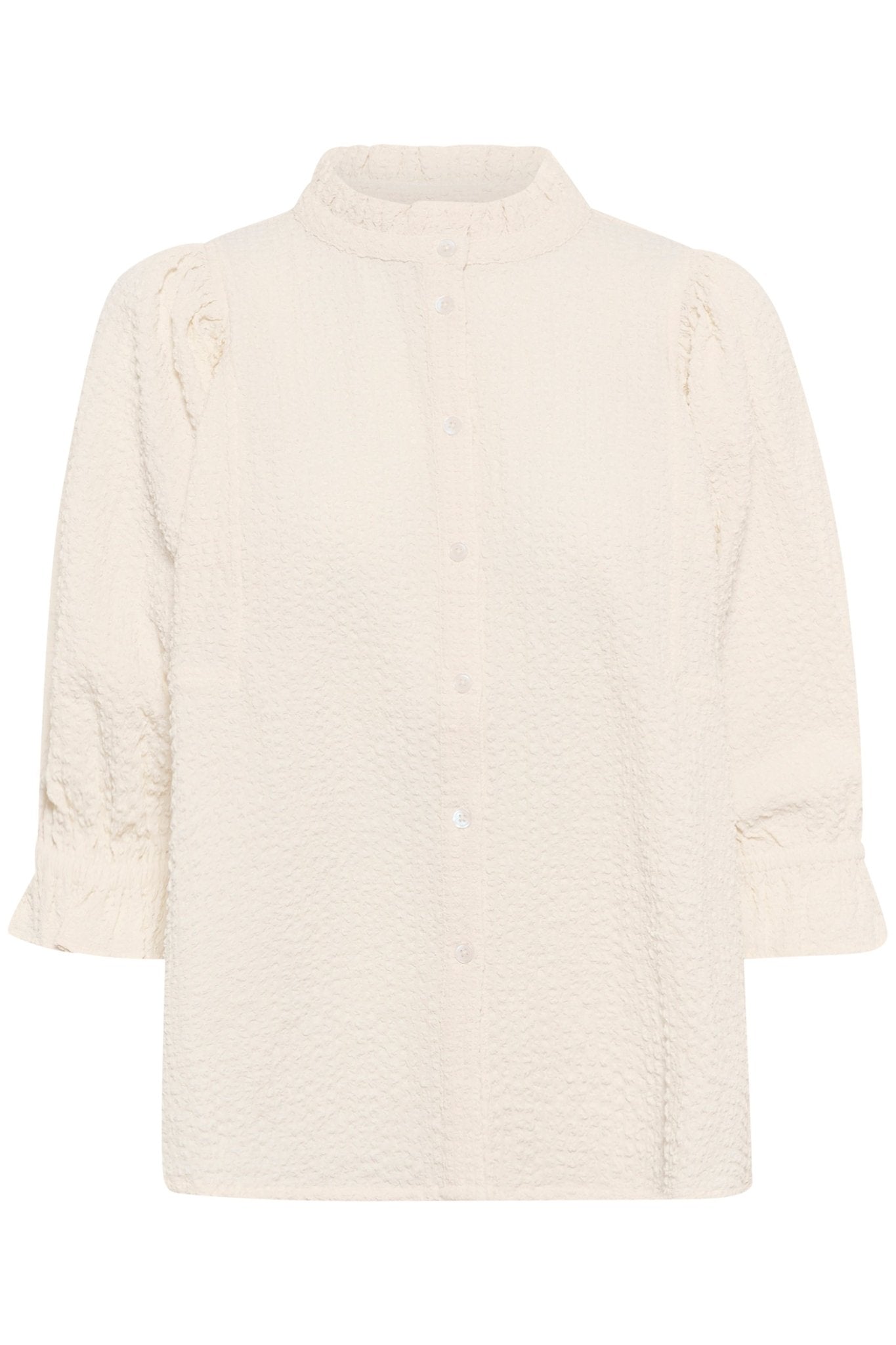 picture of Part Two Toni Shirt - Eggnog - Number Two - womens - fashion - ethical - clothing - Part Two