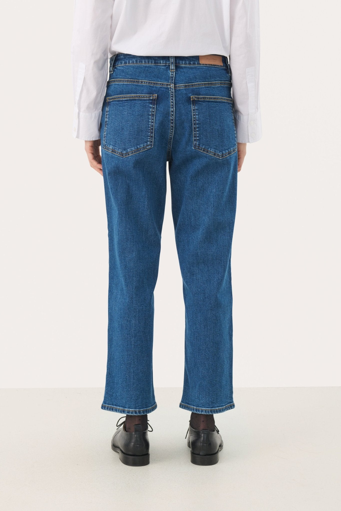 Part Two Judyas Jeans - Medium Dark Blue Denim