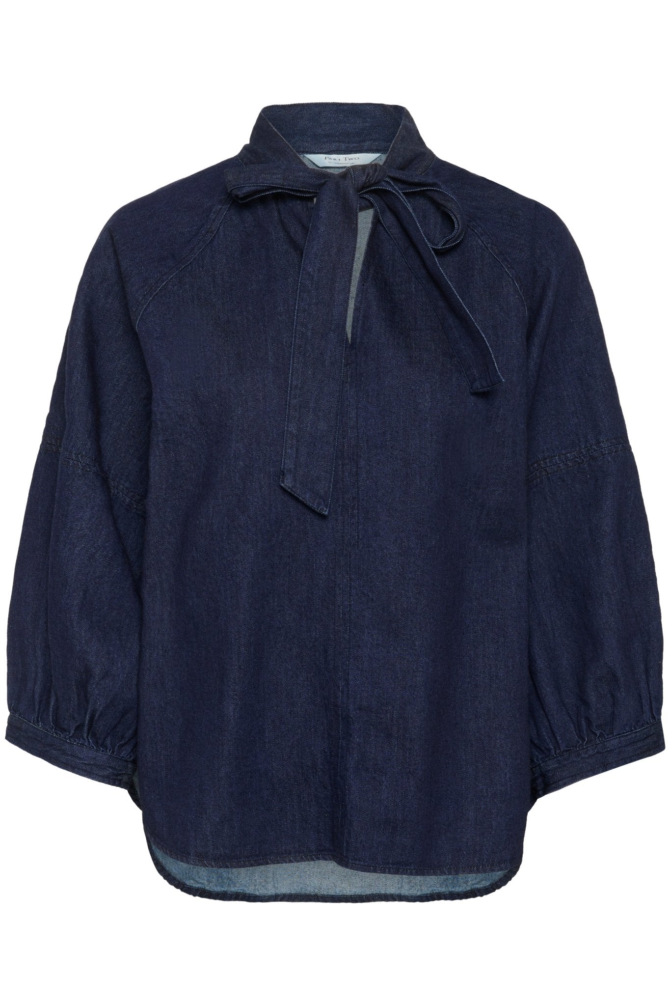 picture of Part Two Sassi Shirt - Rinse Blue Denim - Number Two - womens - fashion - clothing - Part Two 4