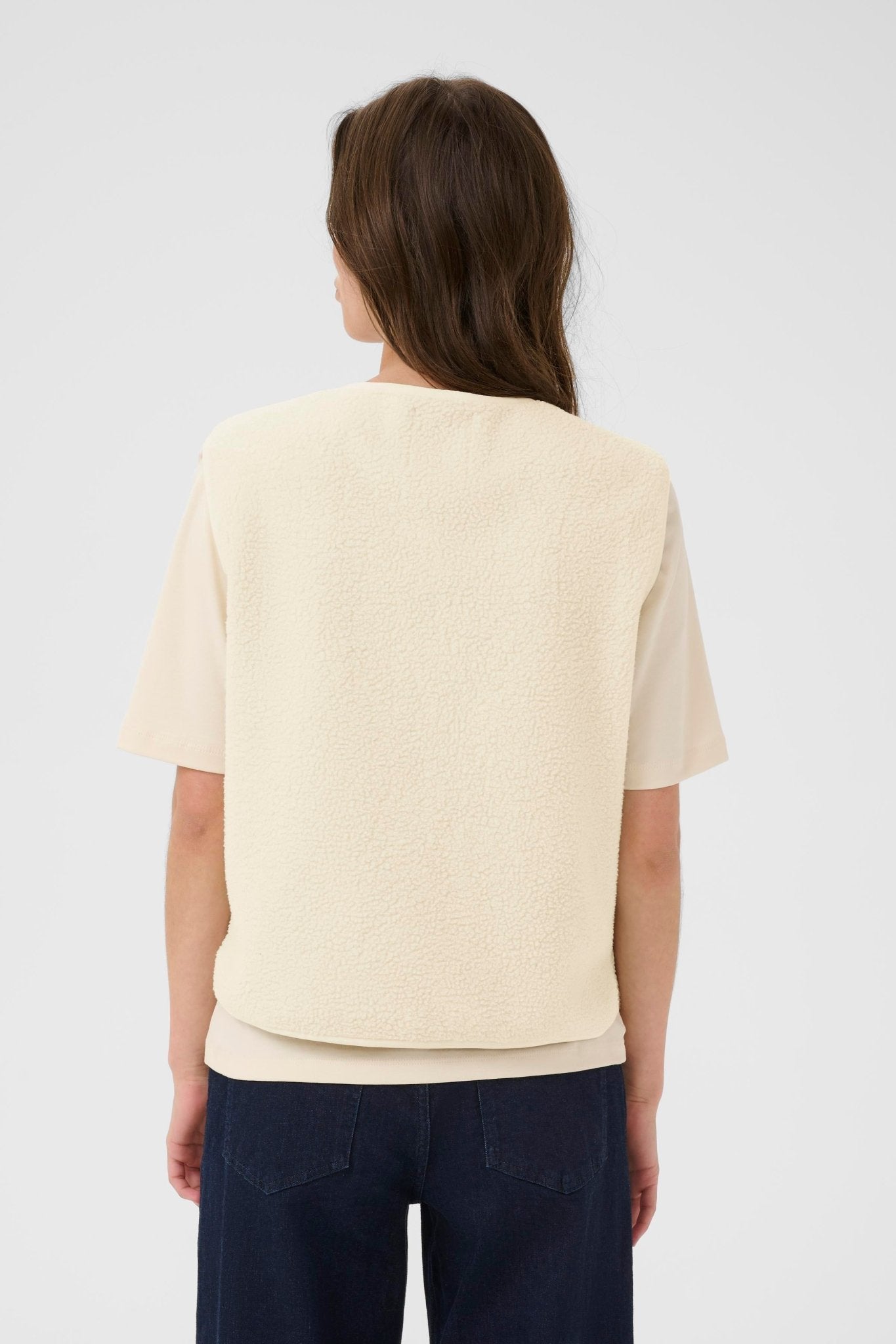 picture of Part Two Signy Waistcoat - Oatmeal - Number Two - womens - fashion - clothing - Part Two 3