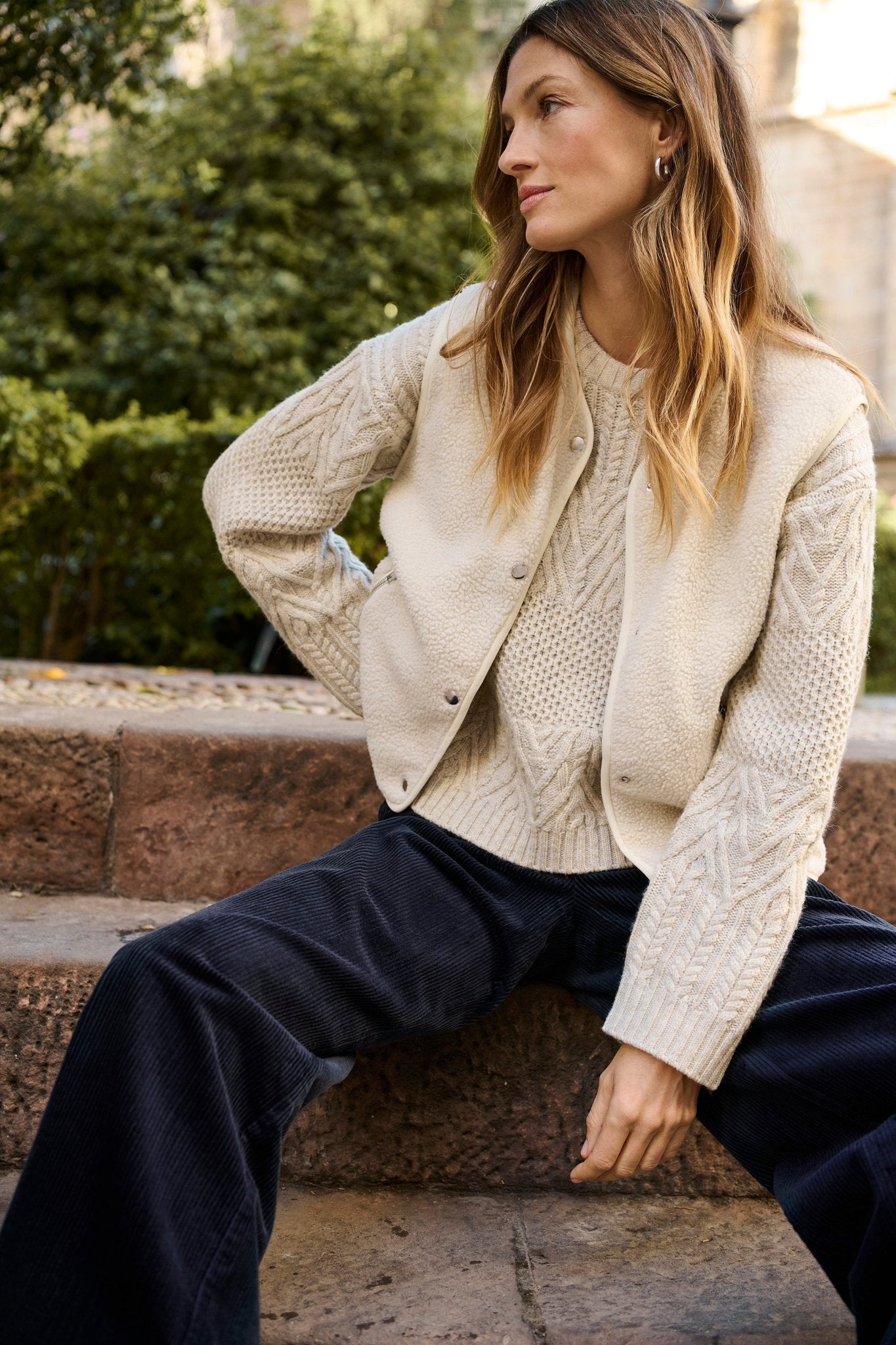 picture of Part Two Sindy Pullover - French Oak Melange - Number Two - womens - fashion - clothing - Part Two 4