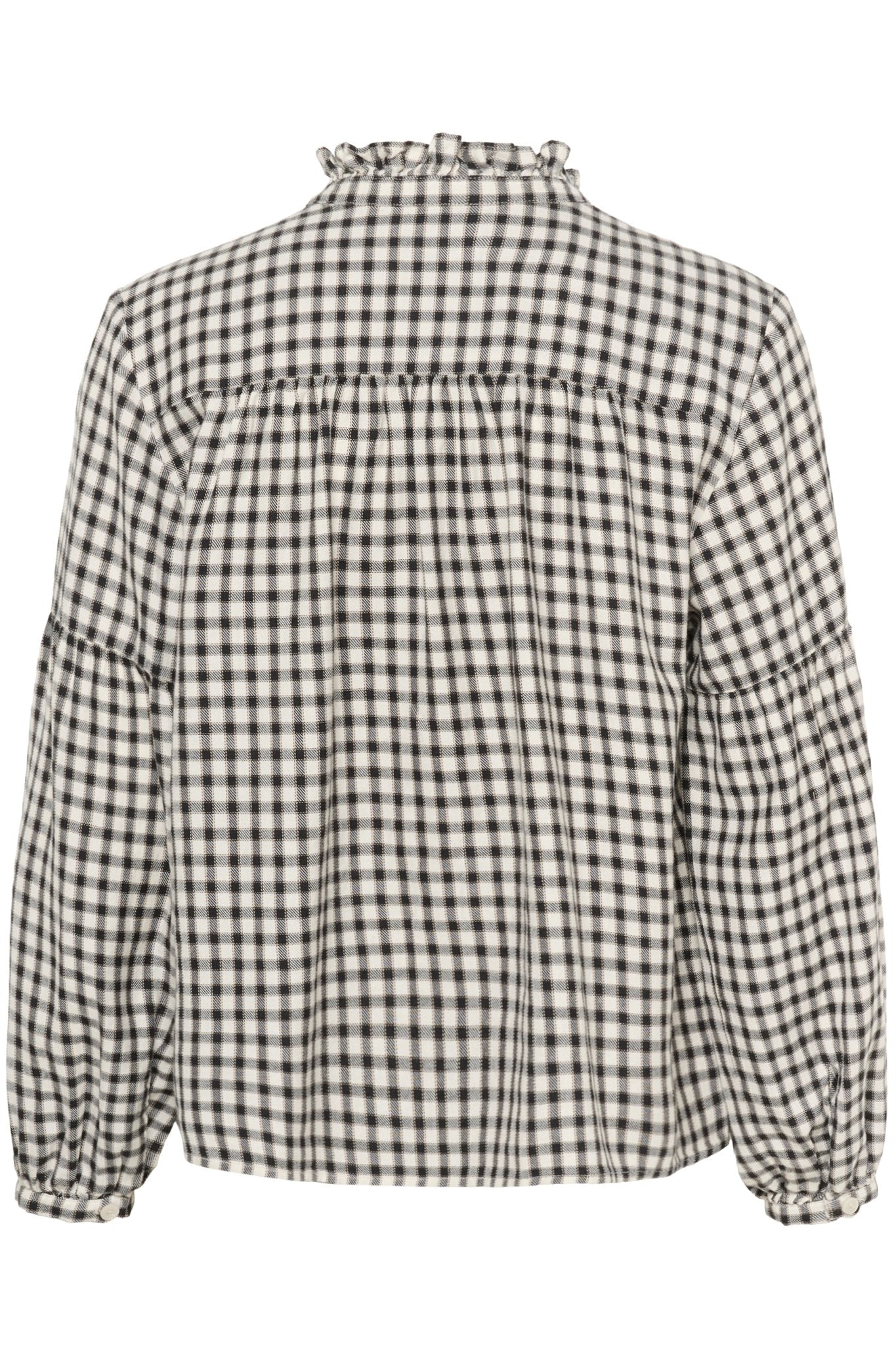 picture of Part Two Samilla Shirt - Dark Navy Mini Check - Number Two - womens - fashion - clothing - Part Two 5