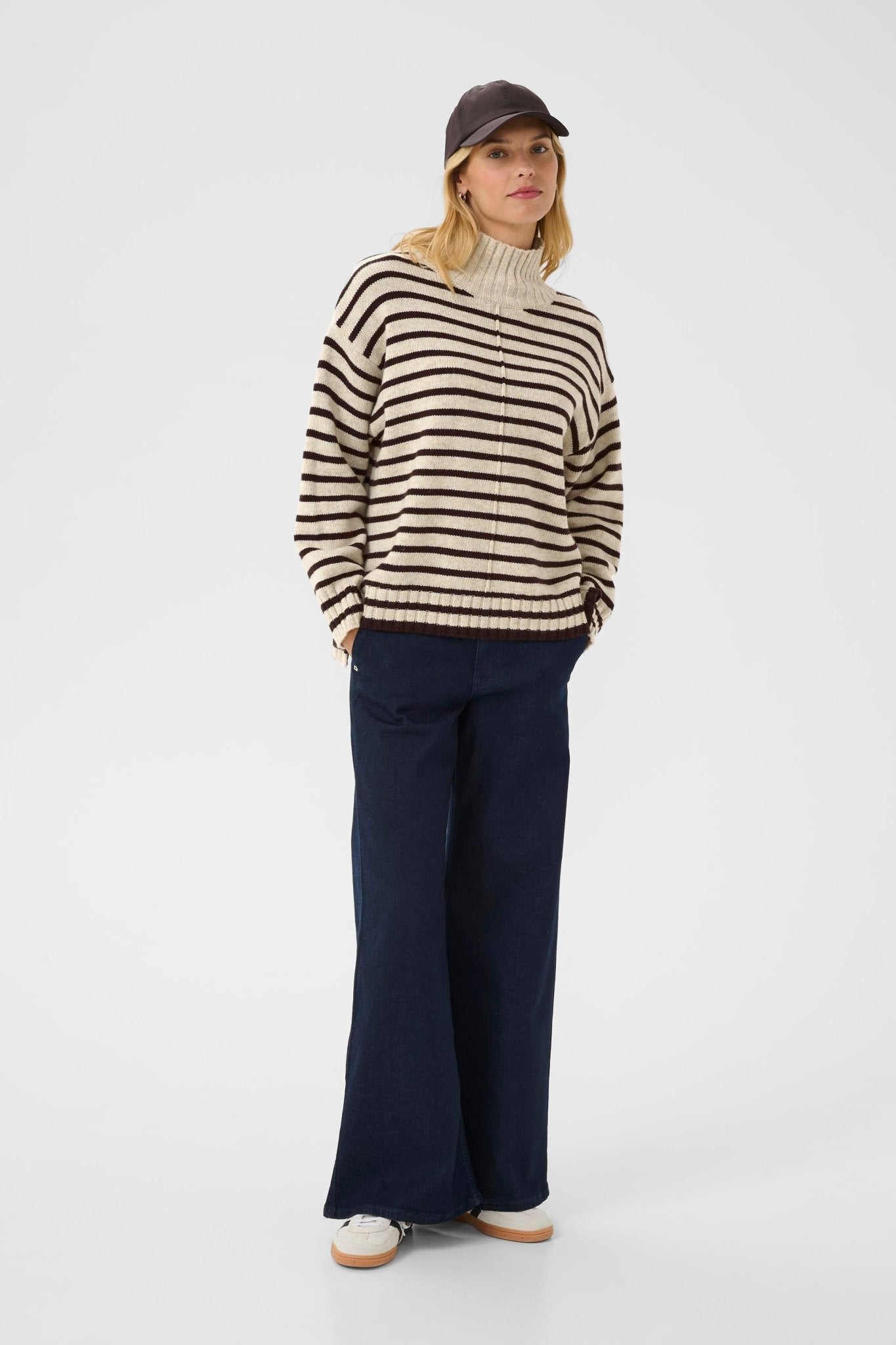 picture of Part Two Lilye Pullover - French Oak Melange/Ganache - Number Two - womens - fashion - clothing - Part Two 3