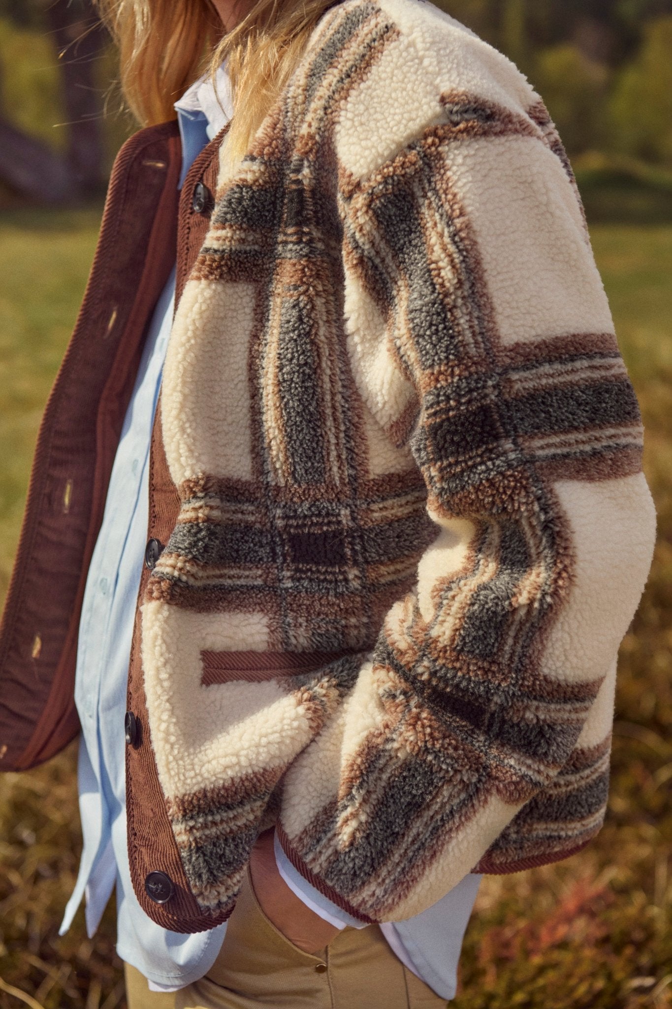 picture of Part Two Ysabell Jacket - Brown Check - Number Two - womens - fashion - clothing - Part Two 8