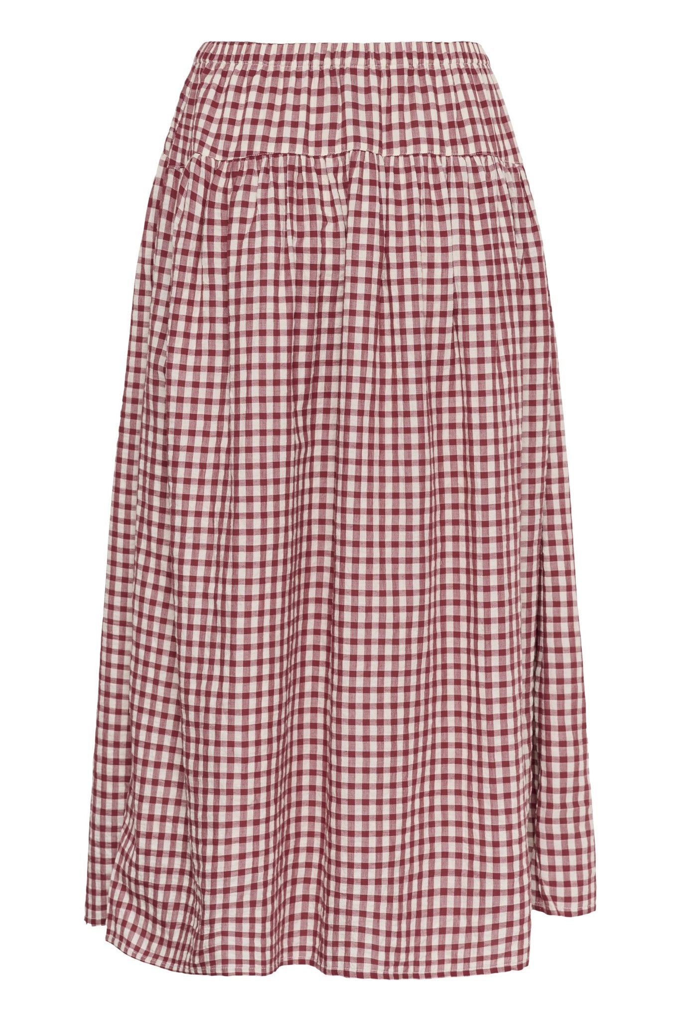 picture of Part Two Brunhild Skirt - Burnt Russet Check - Number Two - womens - fashion - clothing - Part Two 6