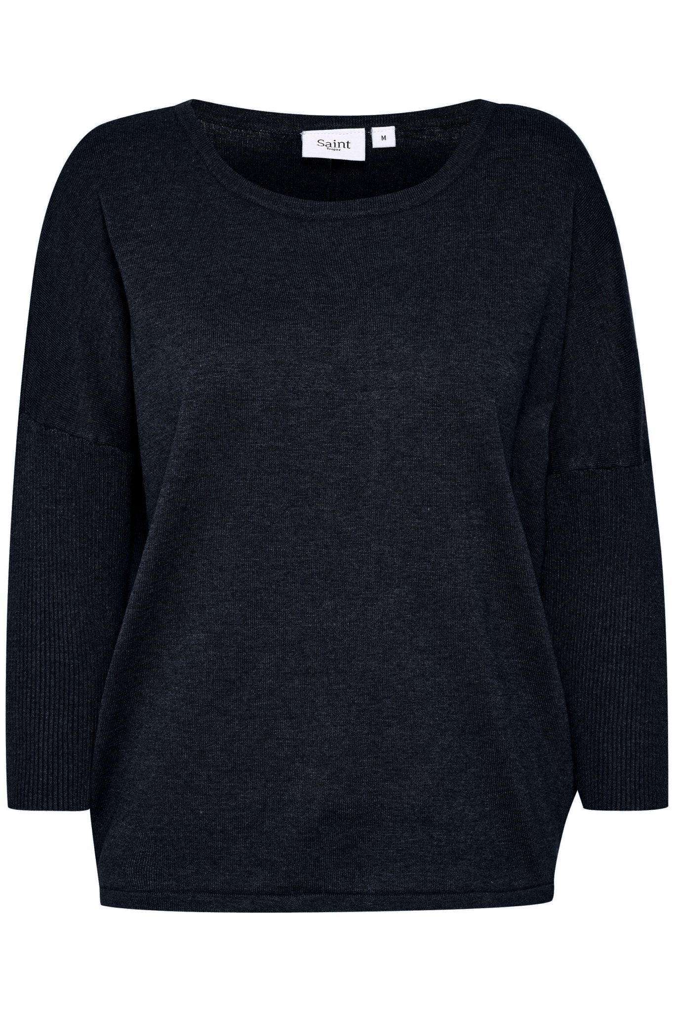 picture of Saint Tropez Mila R - Neck Pullover Night Sky - Number Two - womens - fashion - clothing - Saint Tropez 5