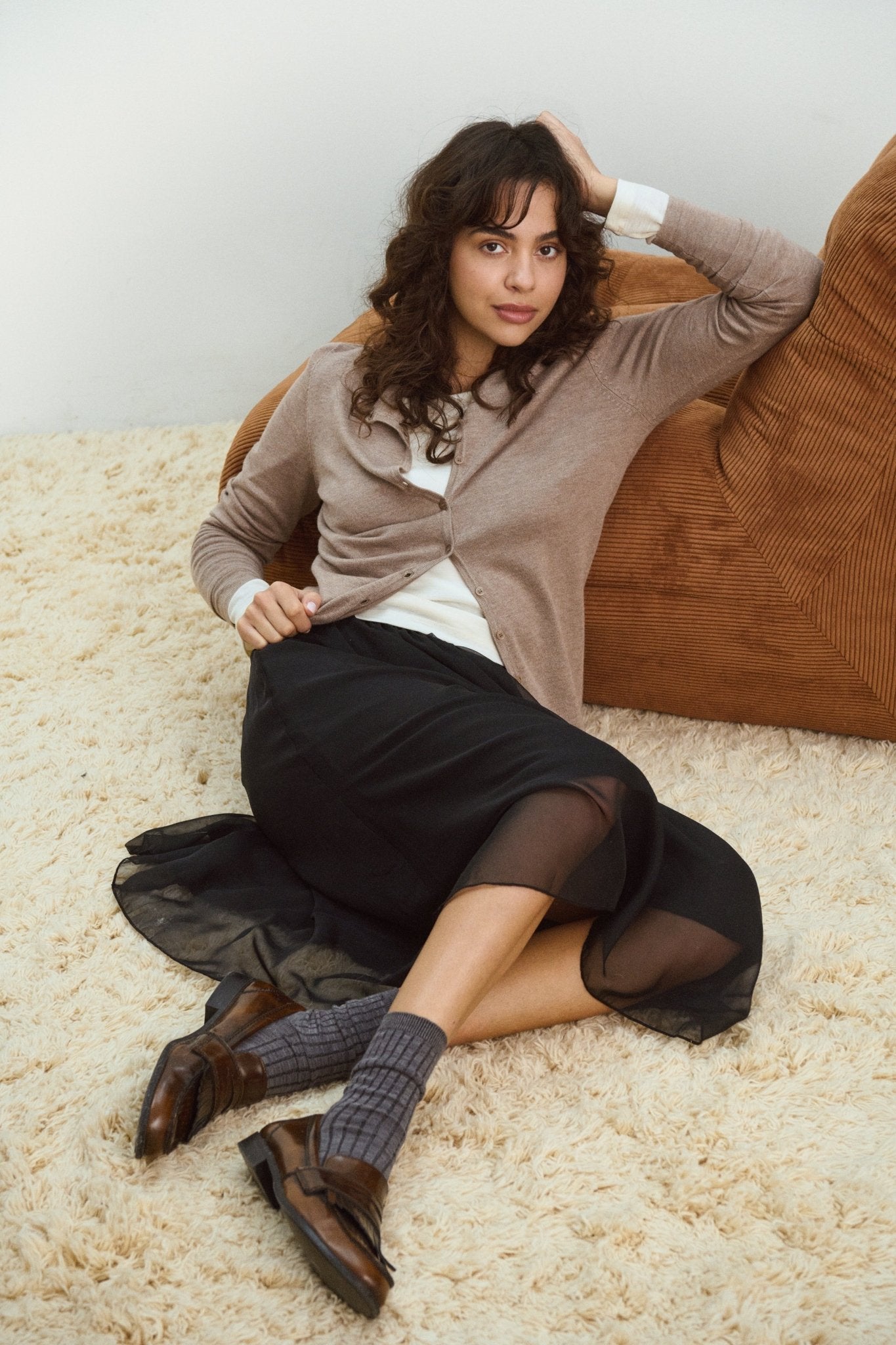 picture of Saint Tropez Coral Skirt - Black - Number Two - womens - fashion - clothing - Saint Tropez 1