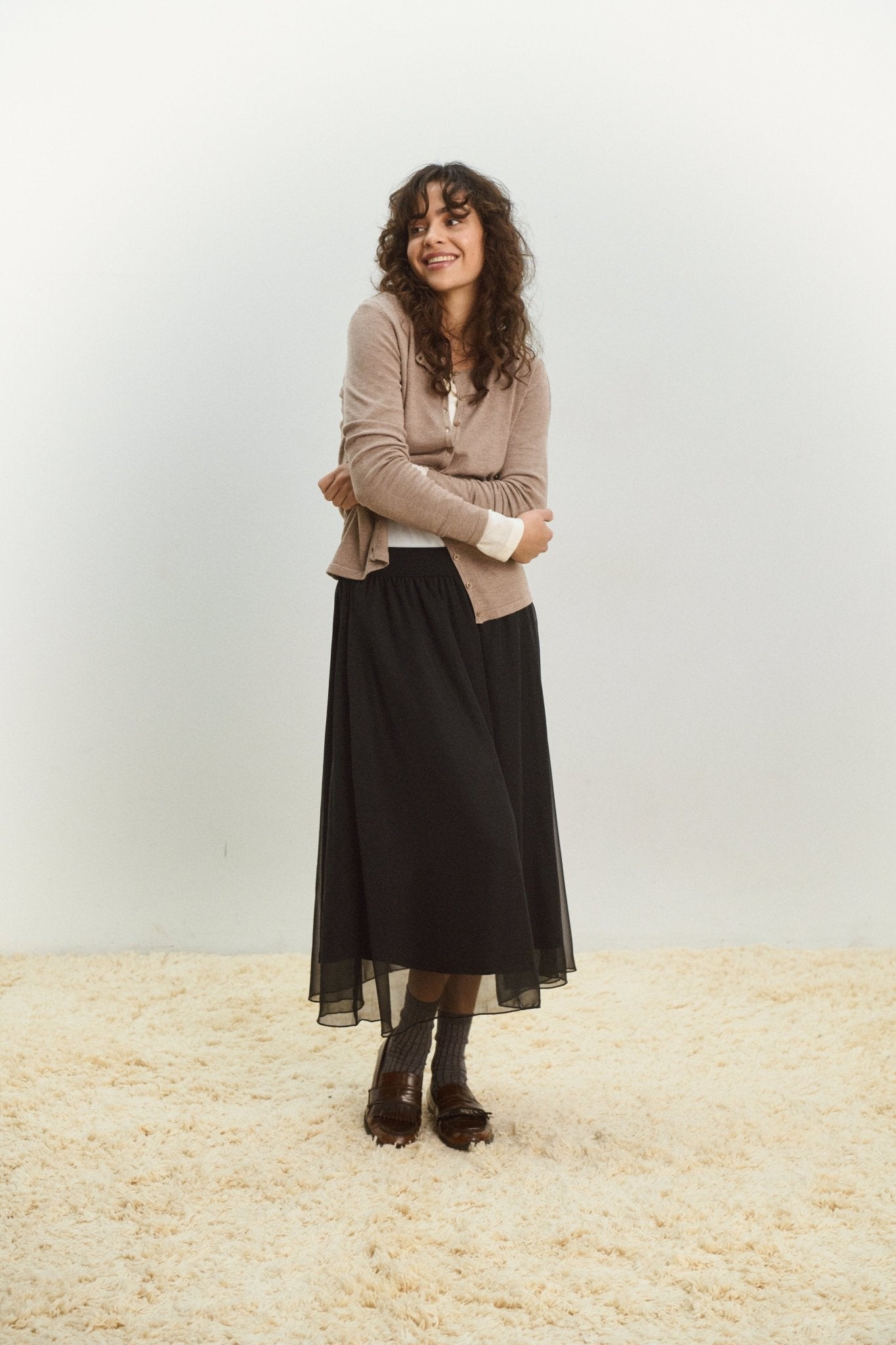 picture of Saint Tropez Coral Skirt - Black - Number Two - womens - fashion - clothing - Saint Tropez 3