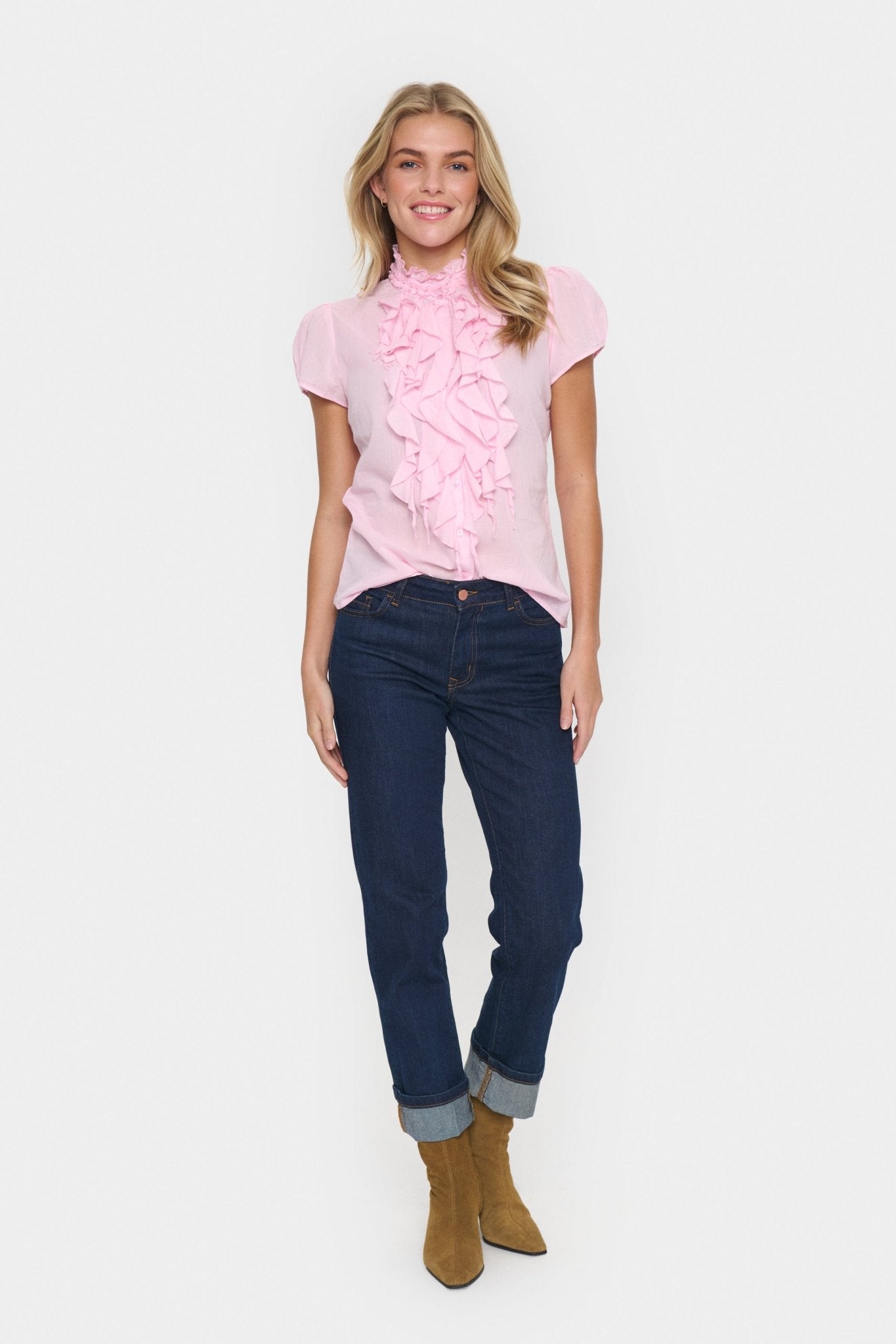 picture of Saint Tropez TilliSZ Shirt Pink Nectar - Number Two - womens - fashion - clothing - Saint Tropez 2