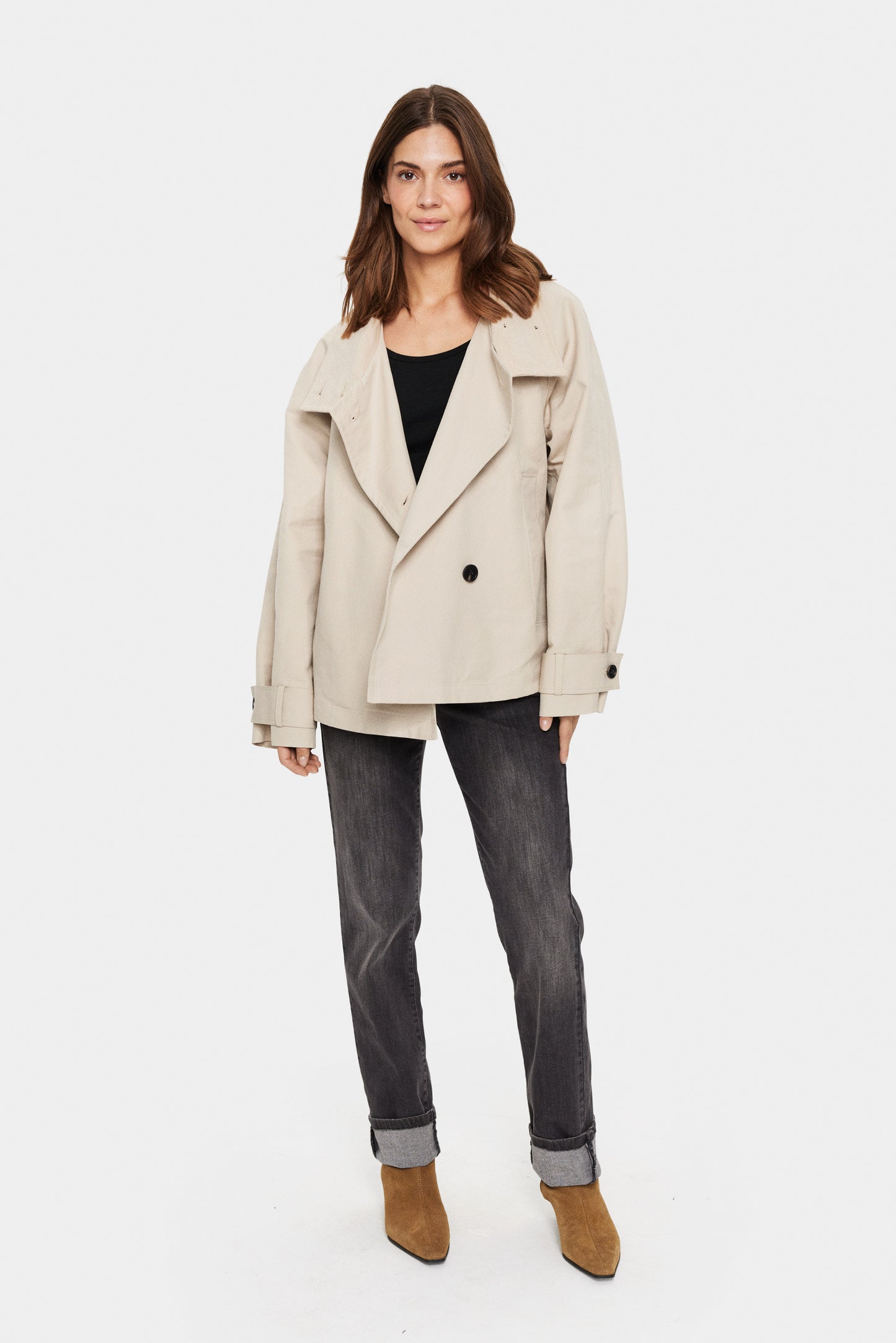Saint Tropez Isobel Jacket Feather Gray