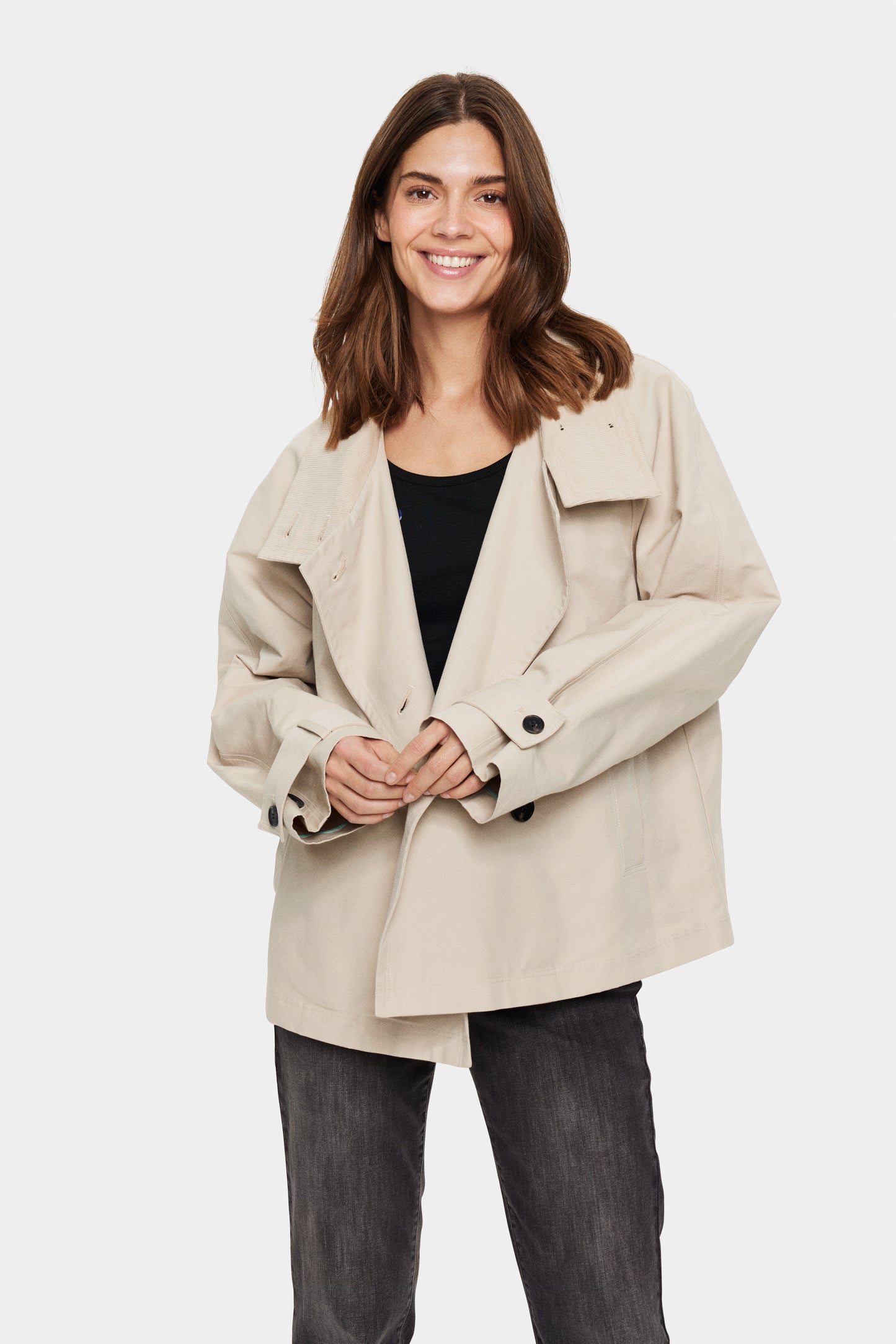Saint Tropez Isobel Jacket Feather Gray