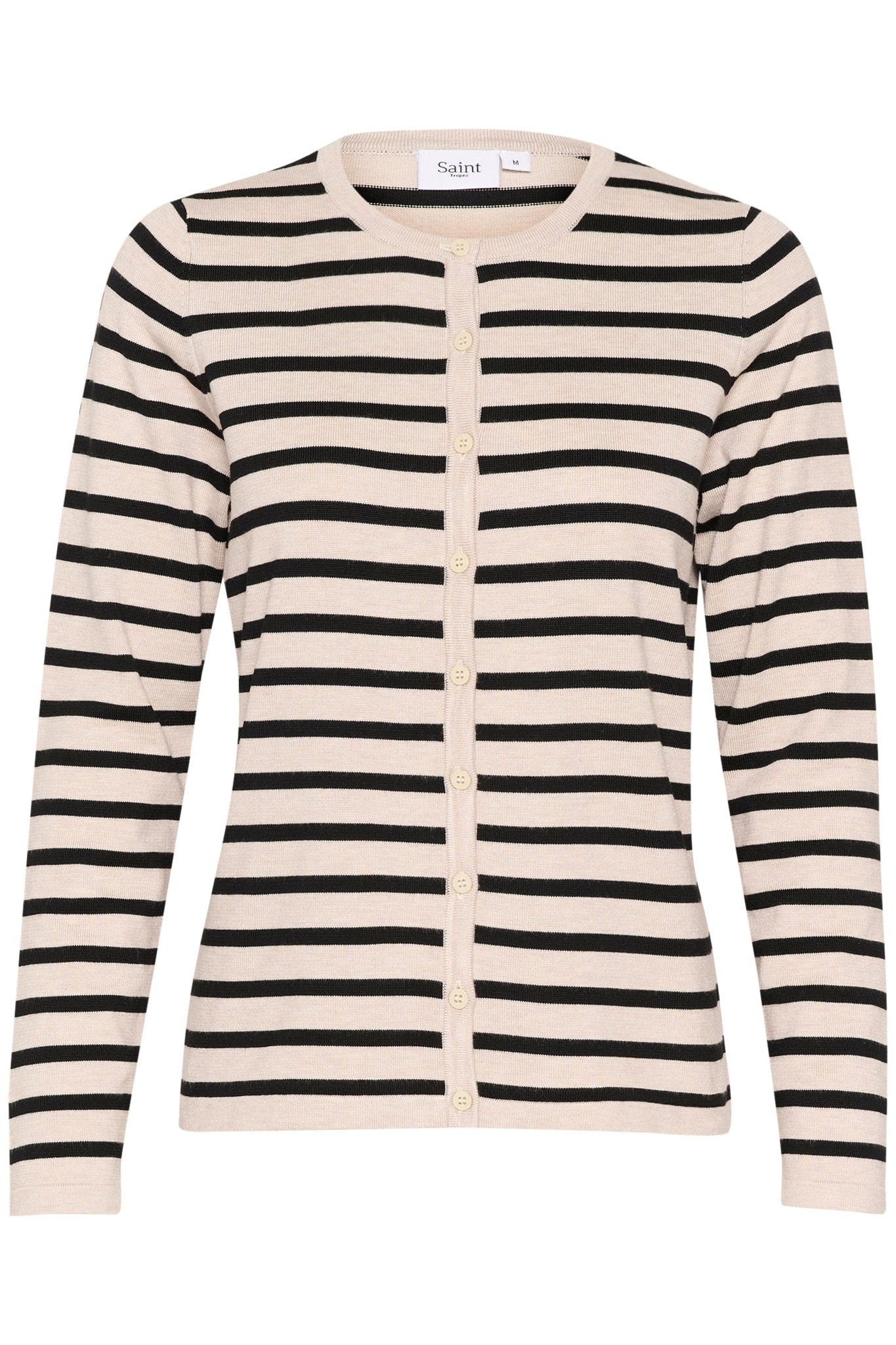 picture of Saint Tropez Mila cardigan Gray Morning Stripe - Number Two - womens - fashion - clothing - Saint Tropez 4