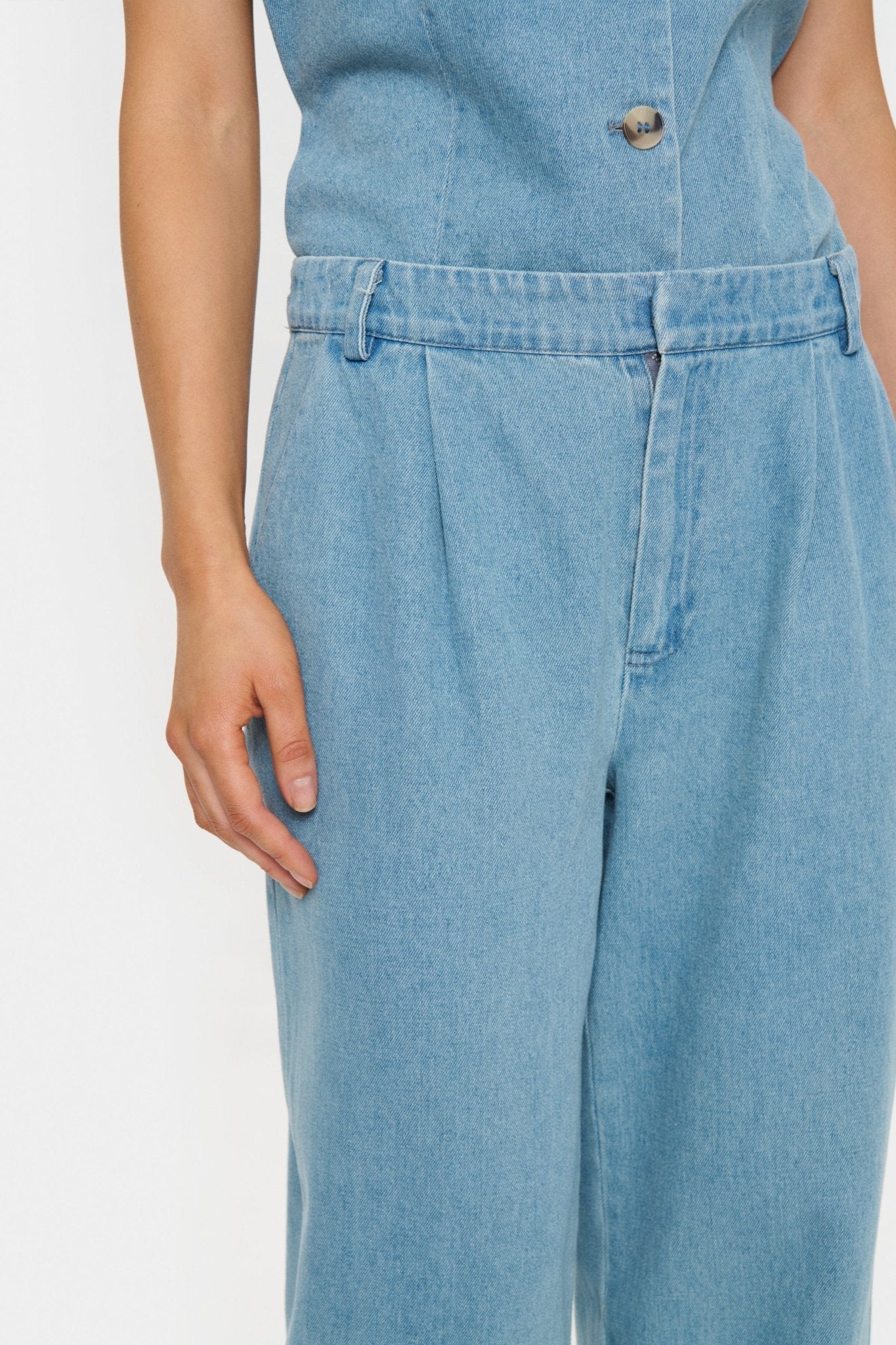picture of Saint Tropez JaclynSZ Trousers Smoke Blue - Number Two - womens - fashion - clothing - Saint Tropez 4