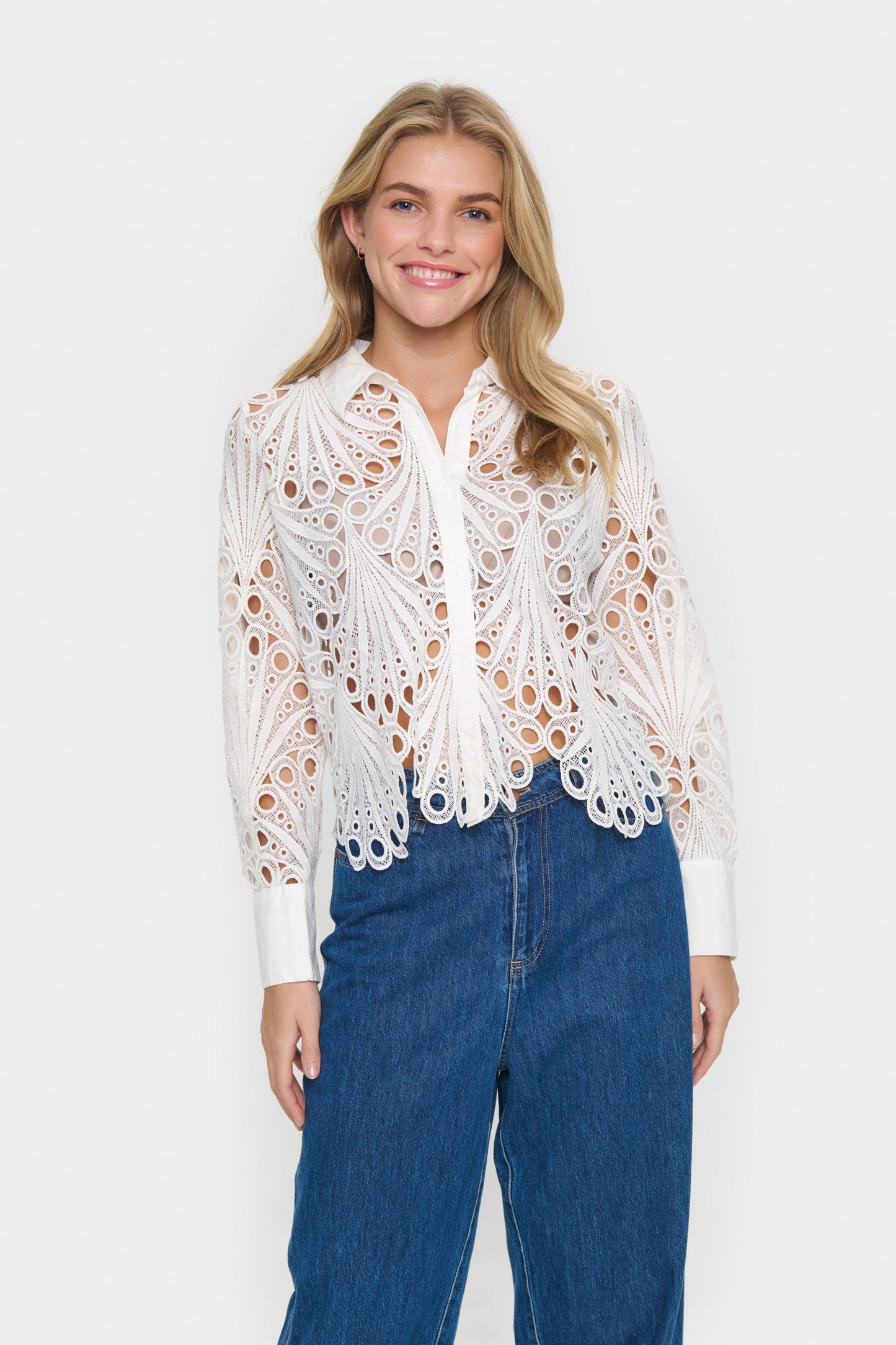 Saint Tropez JiliannaSZ Shirt Bright White