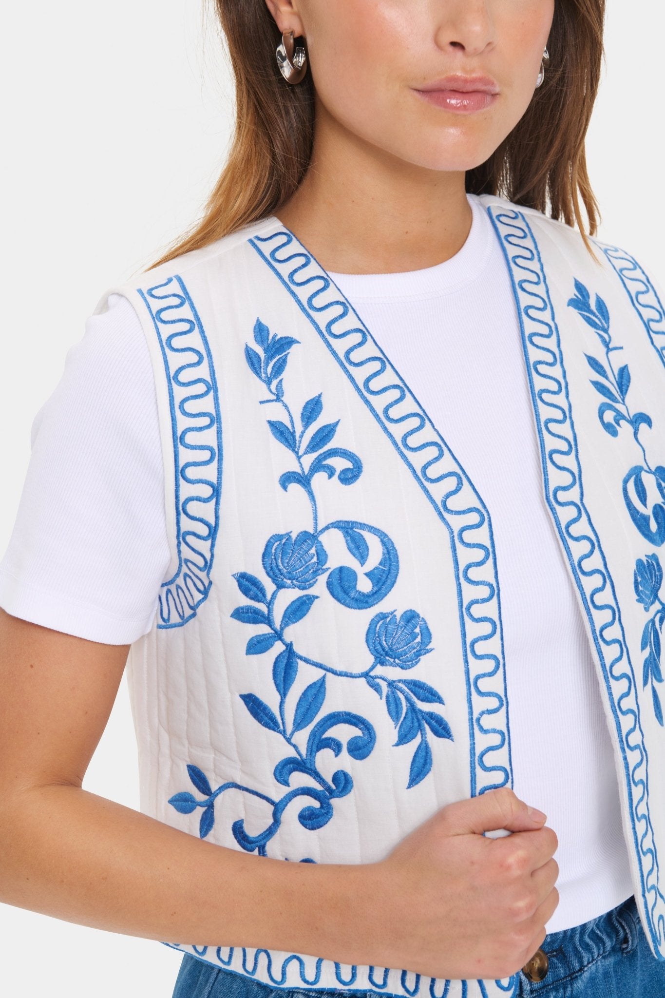 picture of Saint Tropez Kilda SZ Vest Ice - Number Two - womens - fashion - clothing - Saint Tropez 3