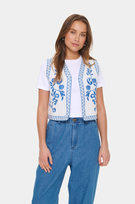 picture of Saint Tropez Kilda SZ Vest Ice - Number Two - womens - fashion - clothing - Saint Tropez 1