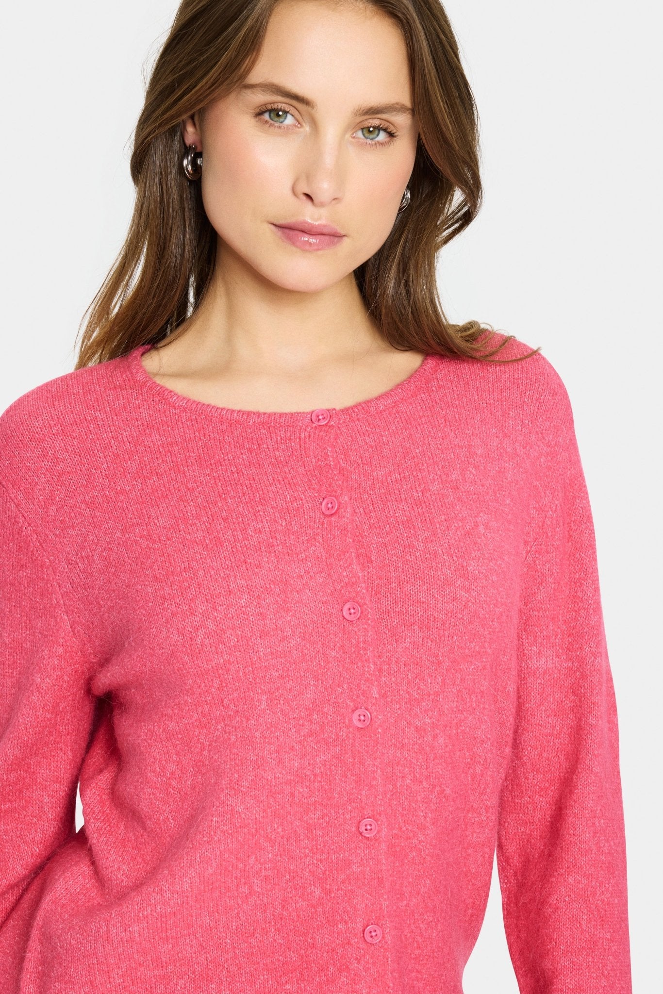 picture of Saint Tropez Larna Cardigan - Fruit Dove - Number Two - womens - fashion - clothing - Saint Tropez 2