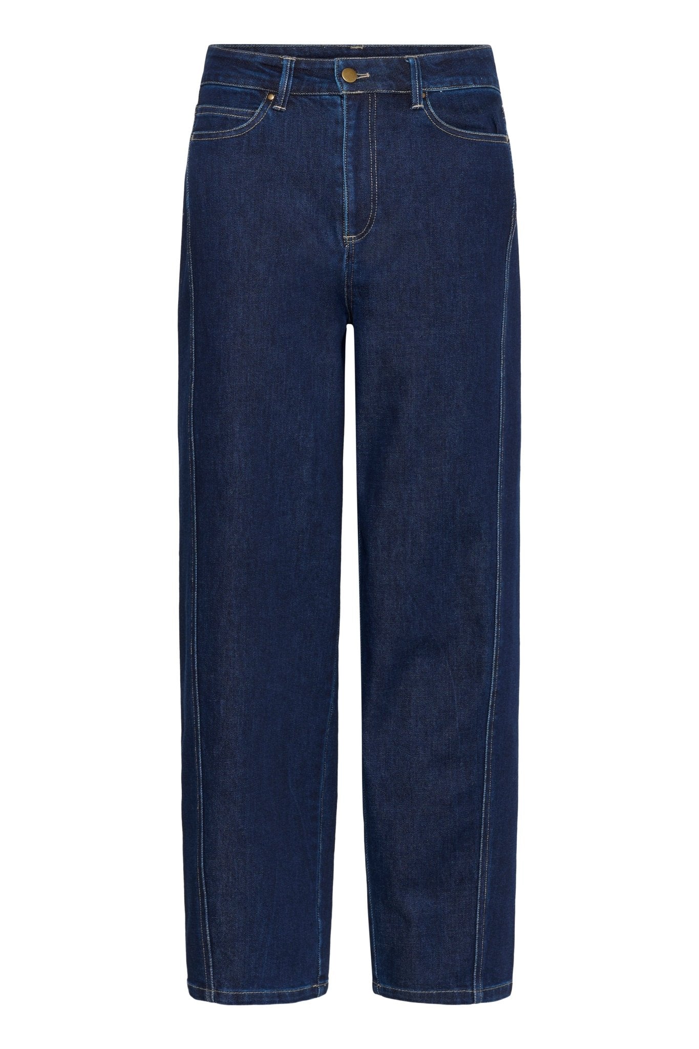 picture of Saint Tropez Loesa Denim Jeans - Dark Blue Denim - Number Two - womens - fashion - ethical - clothing - Saint