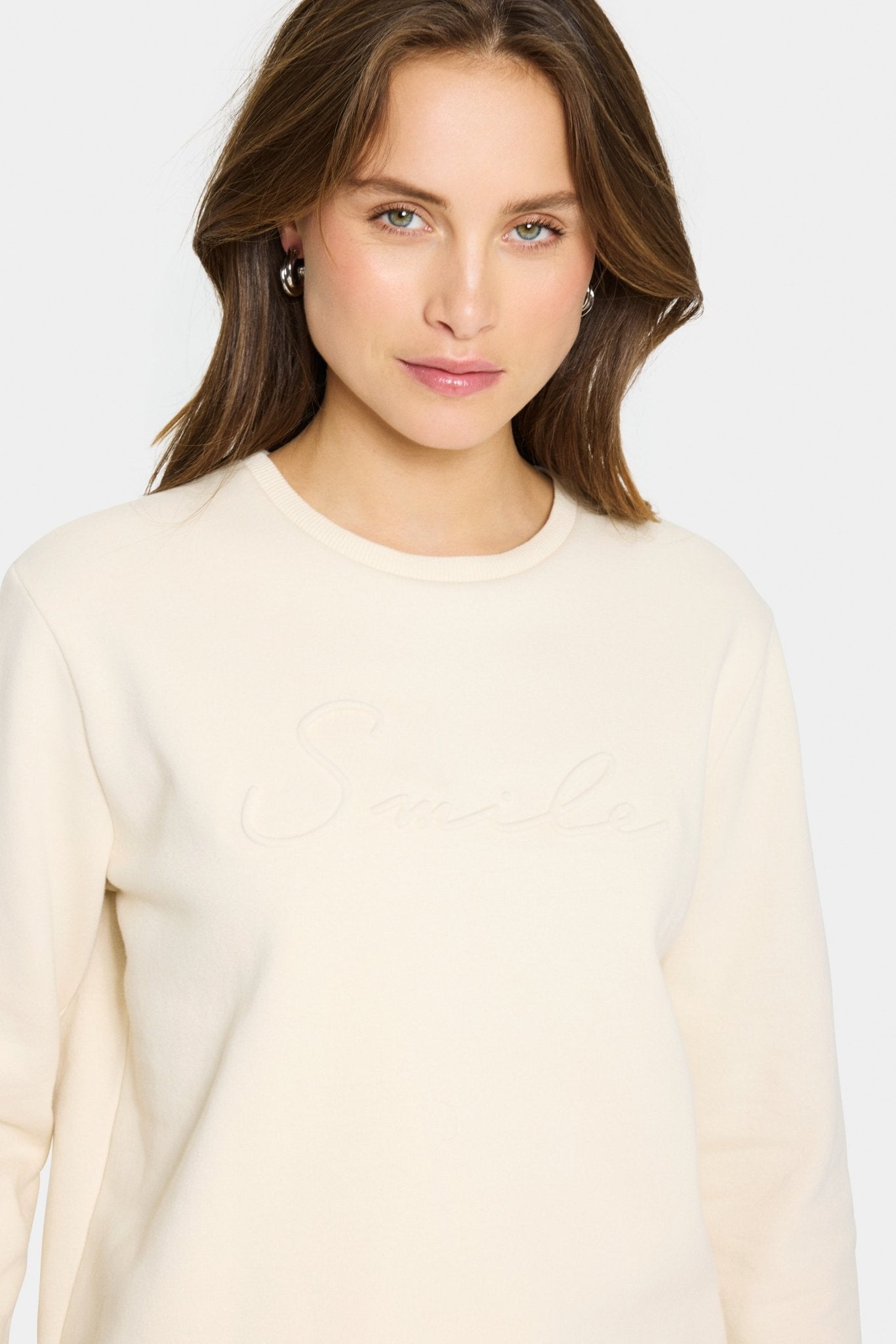 picture of Saint Tropez Lyona Sweatshirt - Fog - Number Two - womens - fashion - clothing - Saint Tropez 2