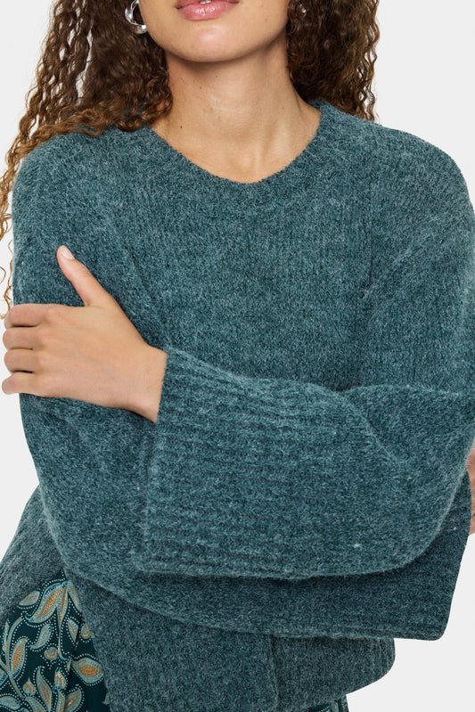 picture of Saint Tropez Mallory Pullover - June Bug Melange - Number Two - womens - fashion - clothing - Saint Tropez 1