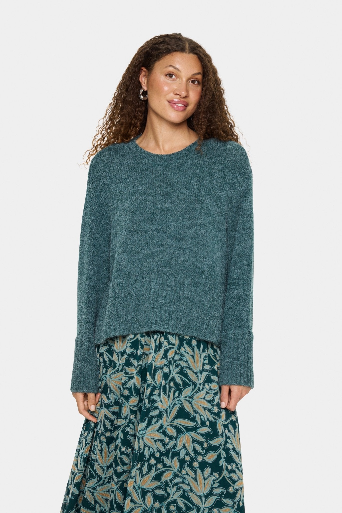 picture of Saint Tropez Mallory Pullover - June Bug Melange - Number Two - womens - fashion - clothing - Saint Tropez 2
