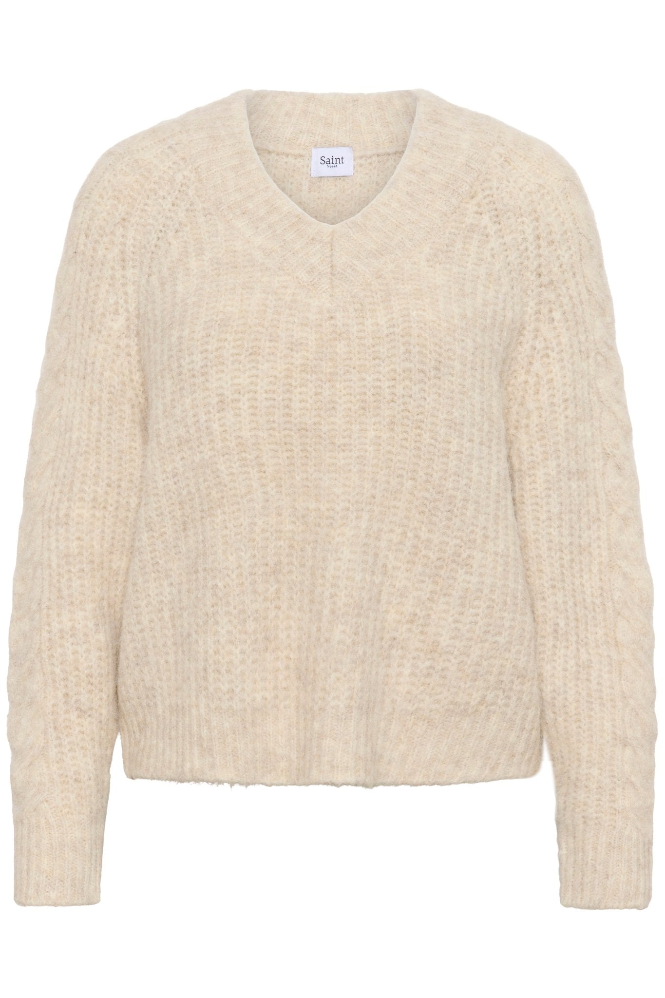 picture of Saint Tropez Manda Pullover - Brown Rice Melange - Number Two - womens - fashion - clothing - Saint Tropez 4