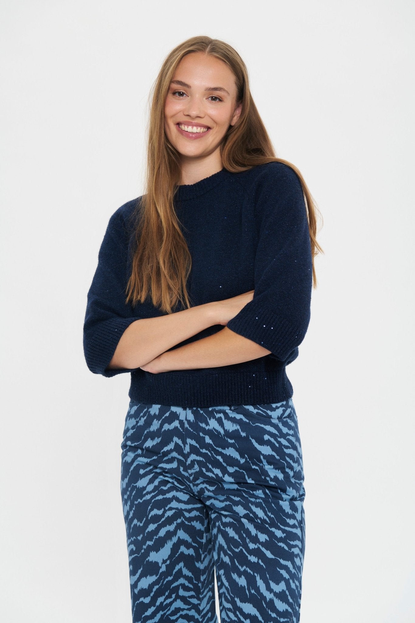 picture of Saint Tropez Nova Pullover - Night Sky - Number Two - womens - fashion - clothing - Saint Tropez 2