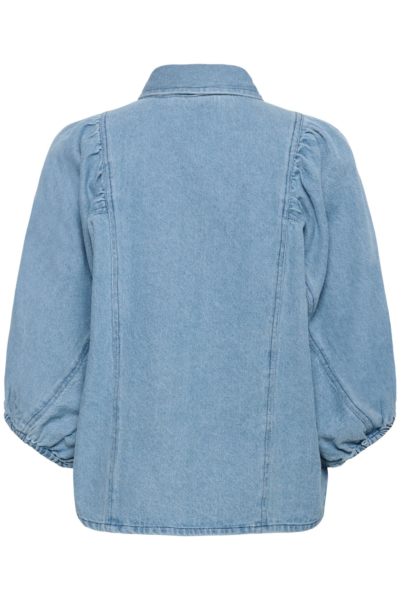 picture of Saint Tropez Othilde Shirt - Light Blue Denim - Number Two - womens - fashion - clothing - Saint Tropez 6