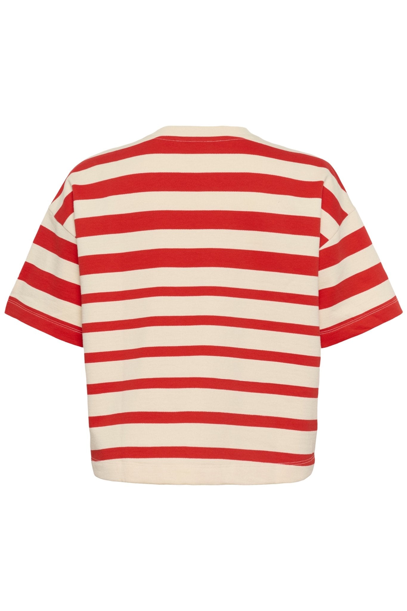 picture of Saint Tropez Philene S/S Sweatshirt - Valiant Poppy Irregular Stripe - Number Two - womens - fashion - clothing -6