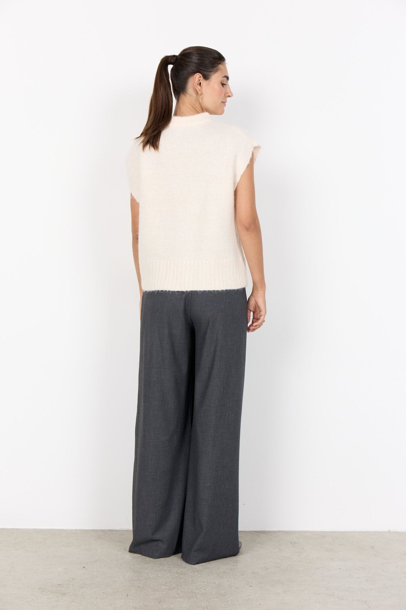 picture of SoyaConcept GUNNA 12 Waistcoat - Cream - Number Two - womens - fashion - clothing - SoyaConcept 3