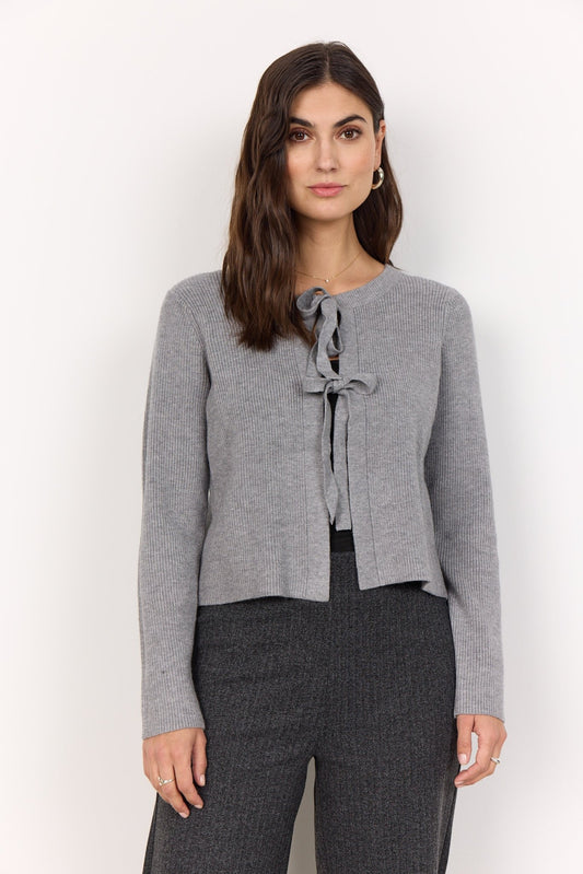 picture of SoyaConcept KANITA 26 Cardigan - Grey Melange - Number Two - womens - fashion - clothing - SoyaConcept 1