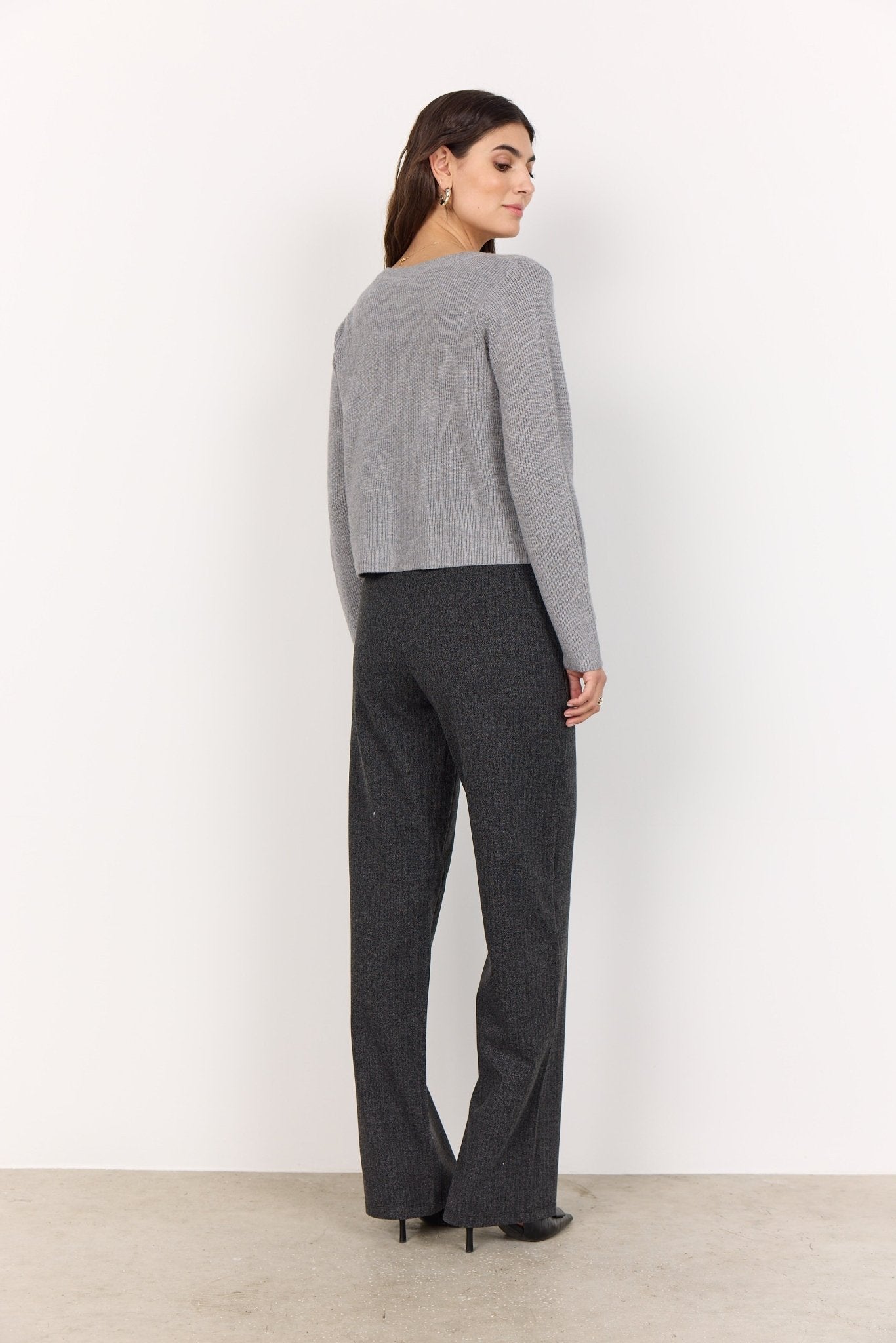 picture of SoyaConcept KANITA 26 Cardigan - Grey Melange - Number Two - womens - fashion - clothing - SoyaConcept 3