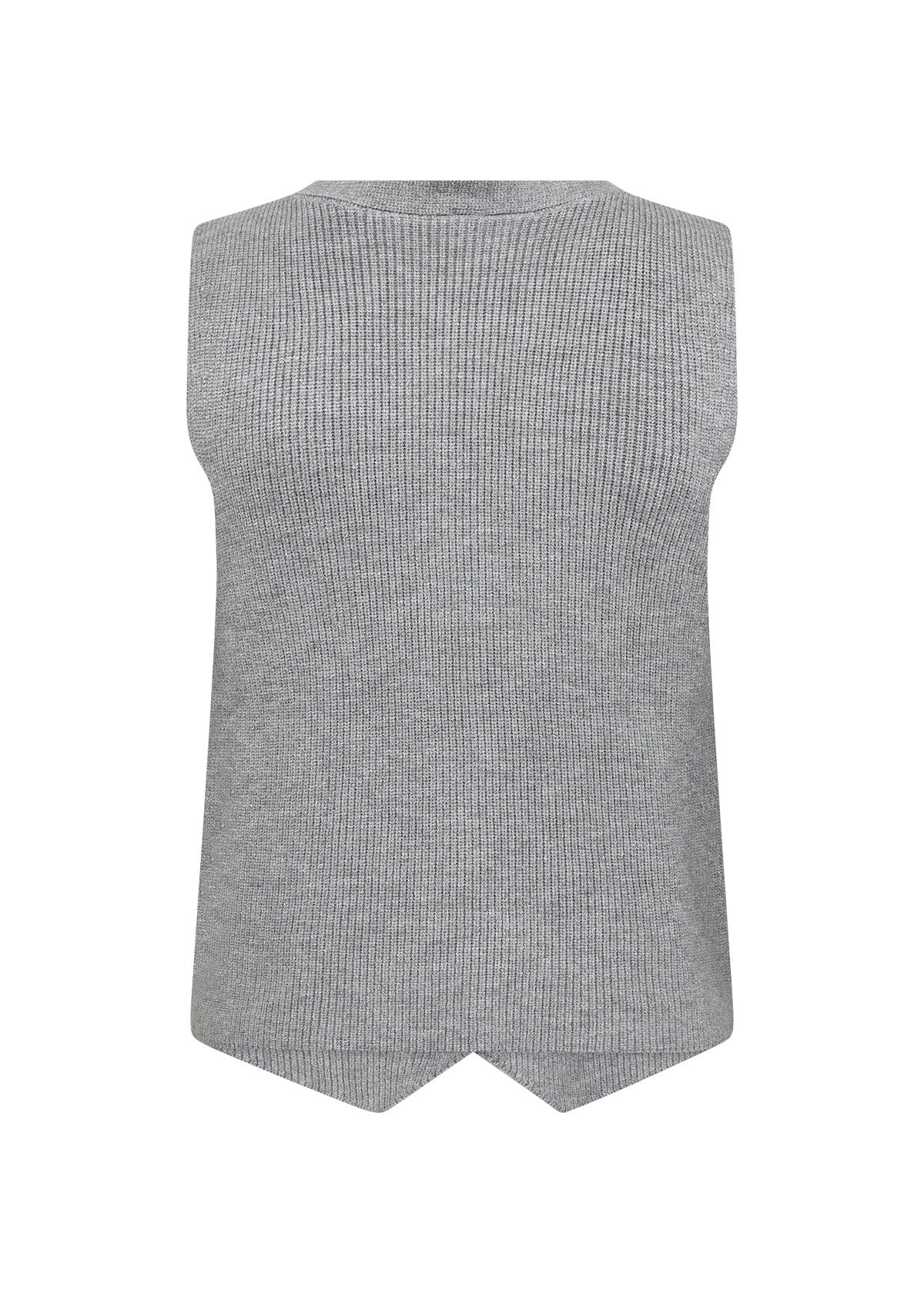 picture of SoyaConcept KANITA 27 Waistcoat Knit - Grey Melange - Number Two - womens - fashion - clothing - SoyaConcept 5