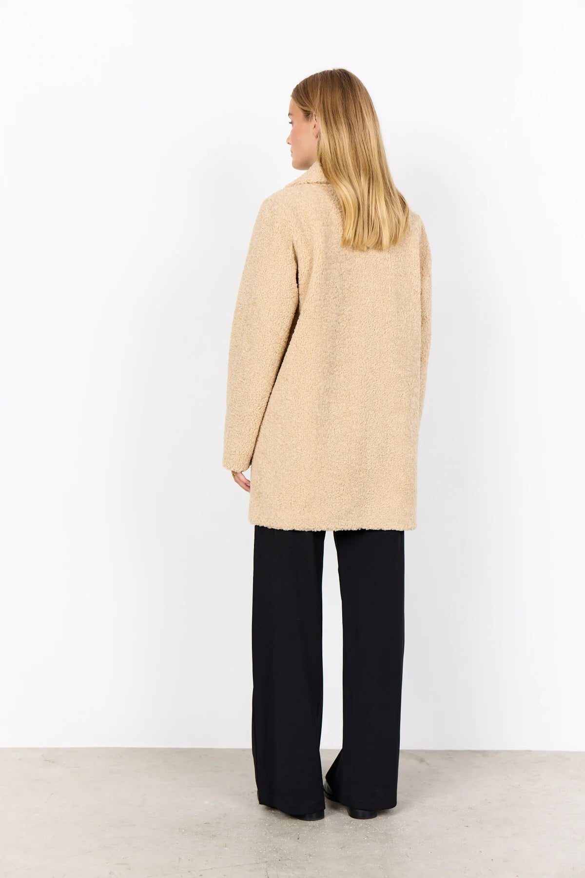 picture of SoyaConcept Mukite 1 Teddy Coat - Sand - Number Two - womens - fashion - clothing - SoyaConcept 3