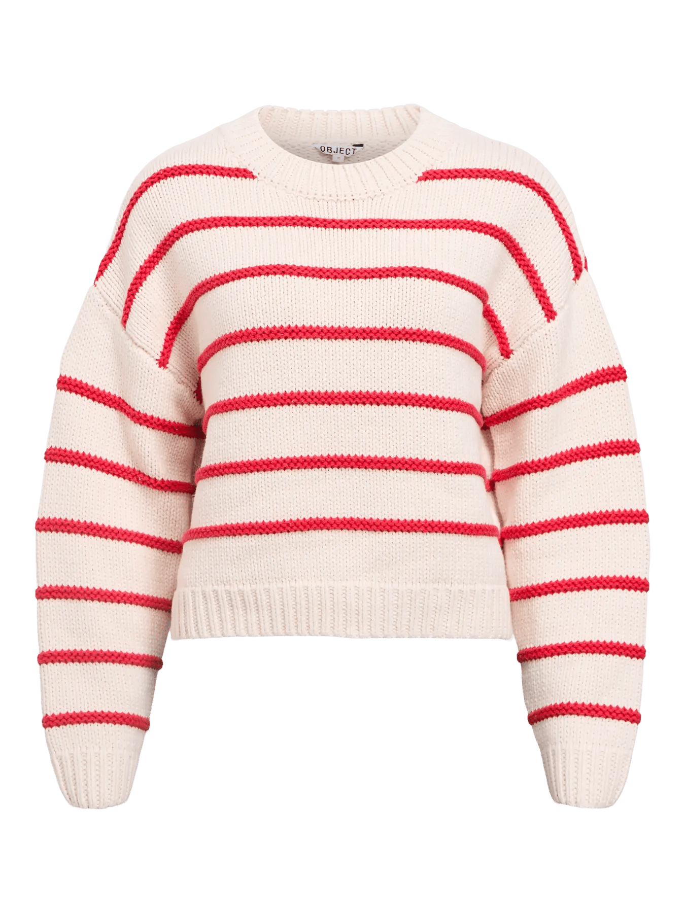 picture of Object Oda Pullover - Birch/Poinsettia - Number Two - womens - fashion - clothing - Object 5