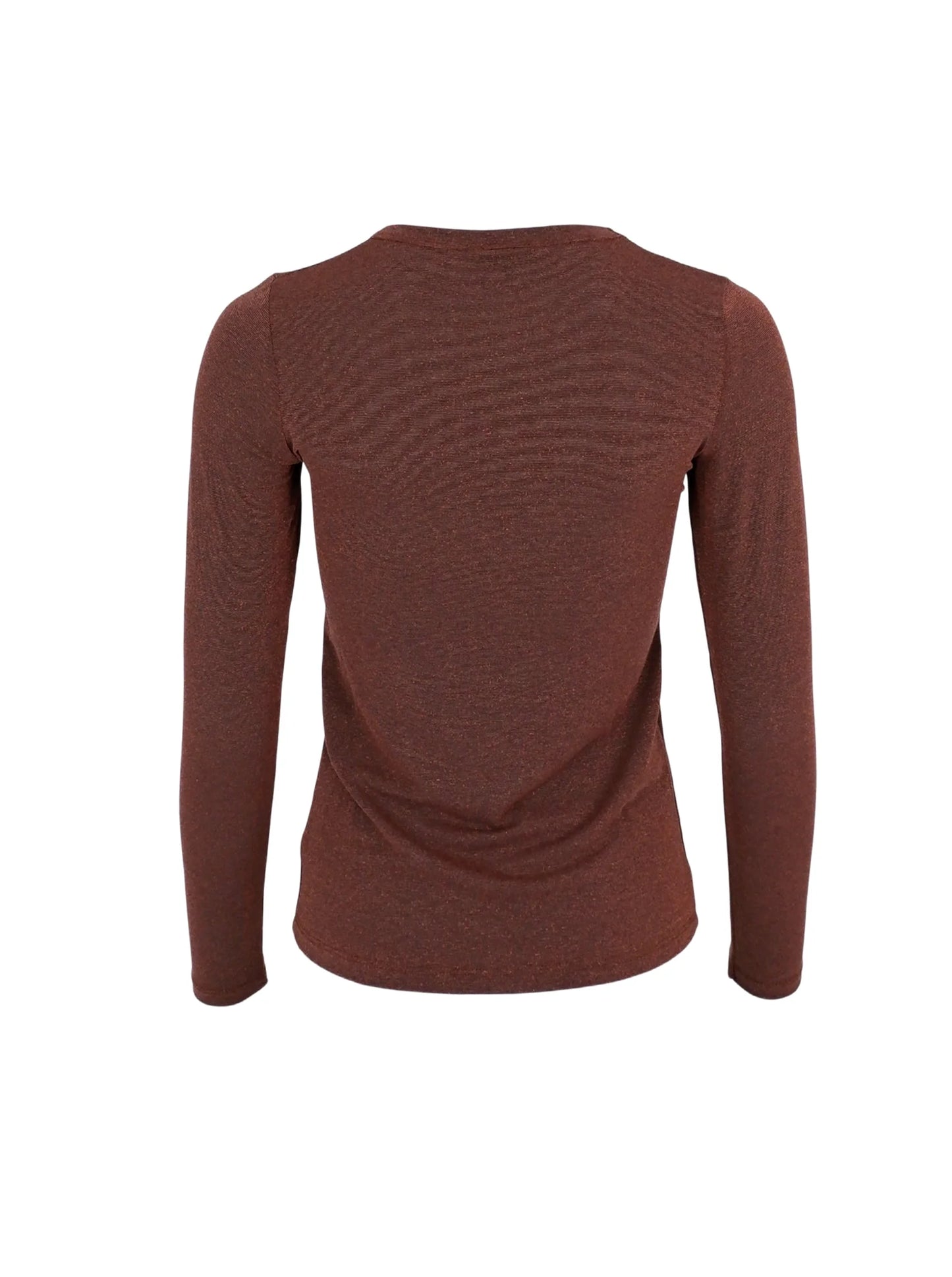 picture of Black Colour FAYE Lurex Blouse T Shirt - Coffee - Number Two - womens - fashion - clothing - Black Colour 3