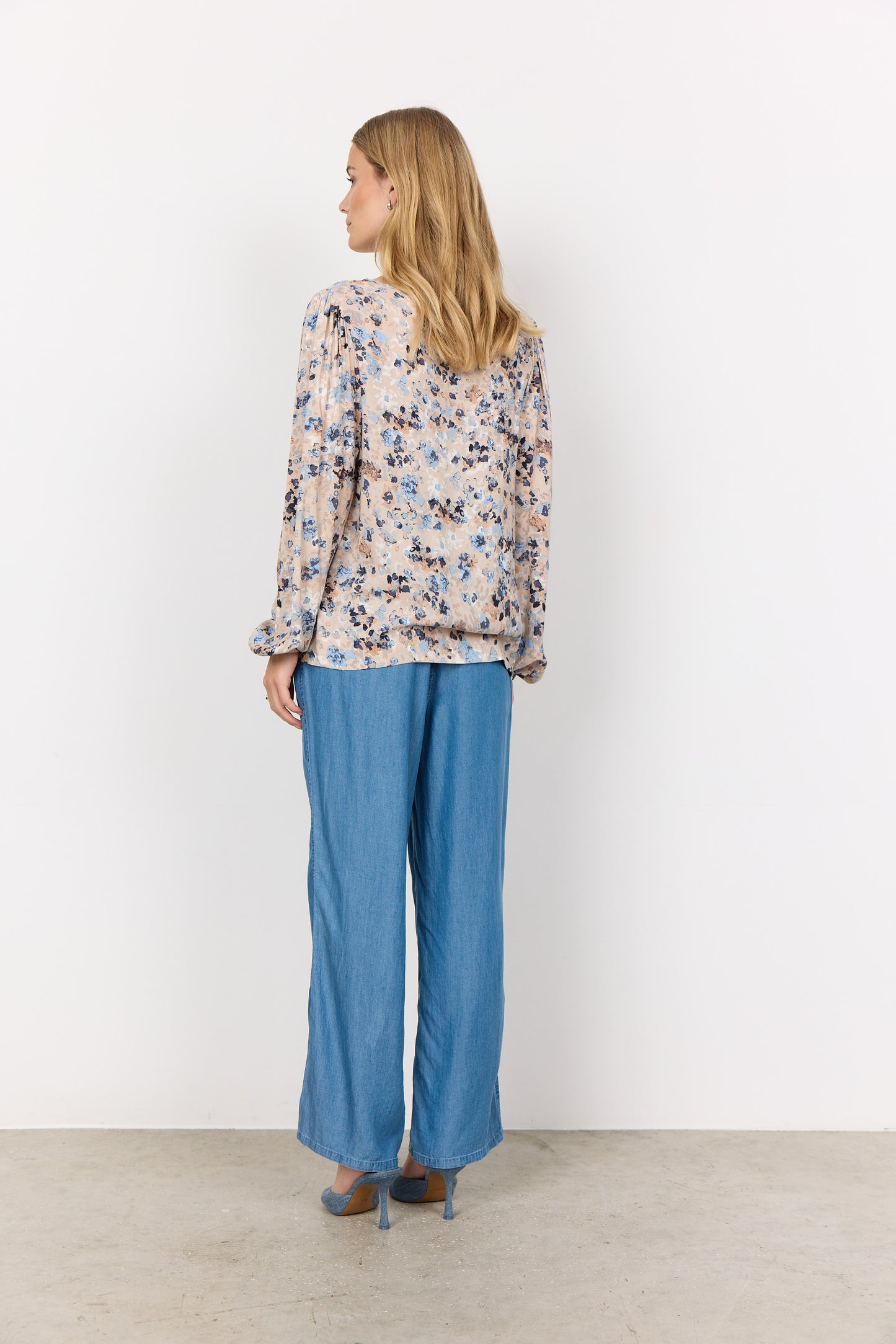 SoyaConcept PAMMI 1 Blouse Air Blue Floral