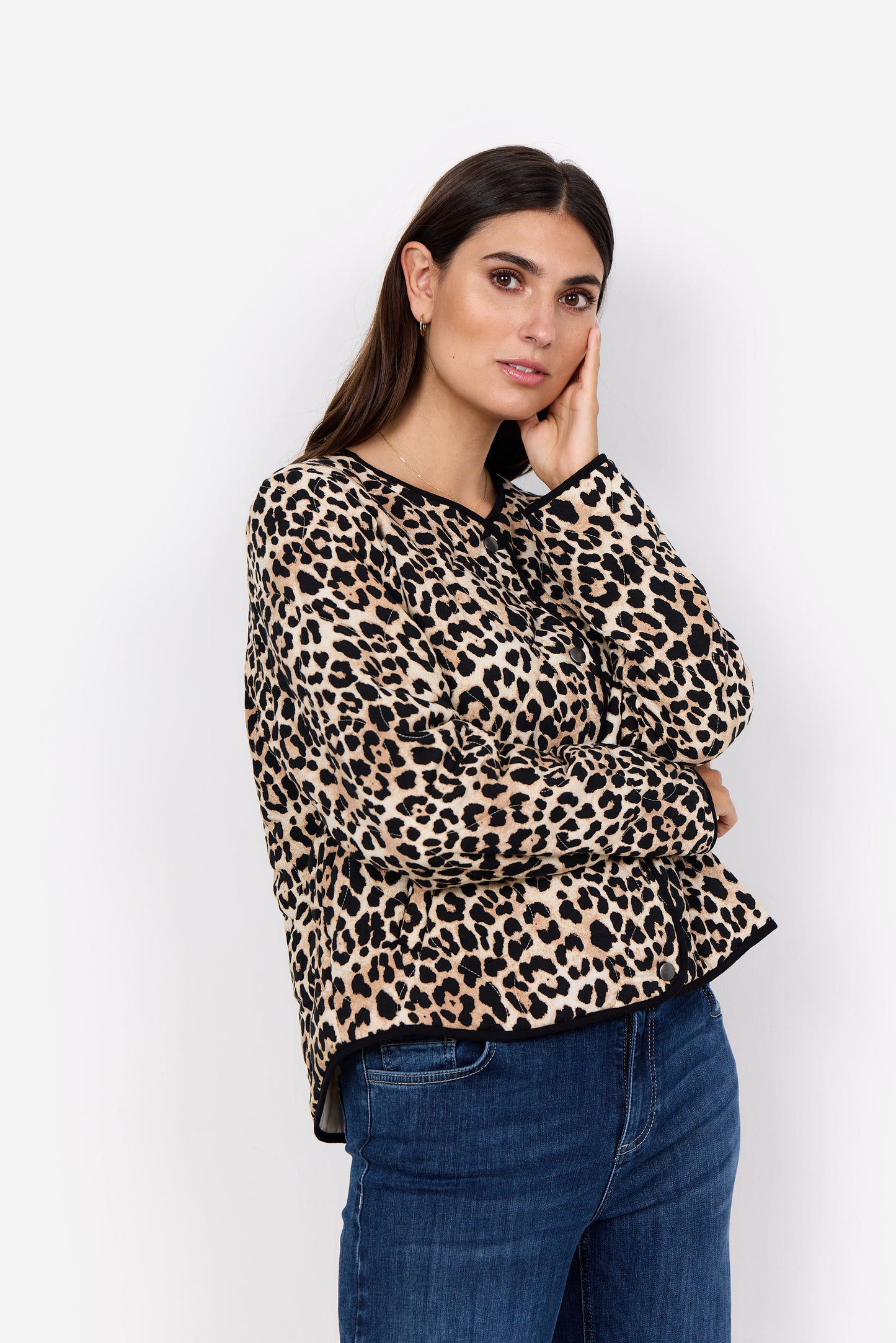 SoyaConcept PIETTA 5 Jacket Sand Leopard