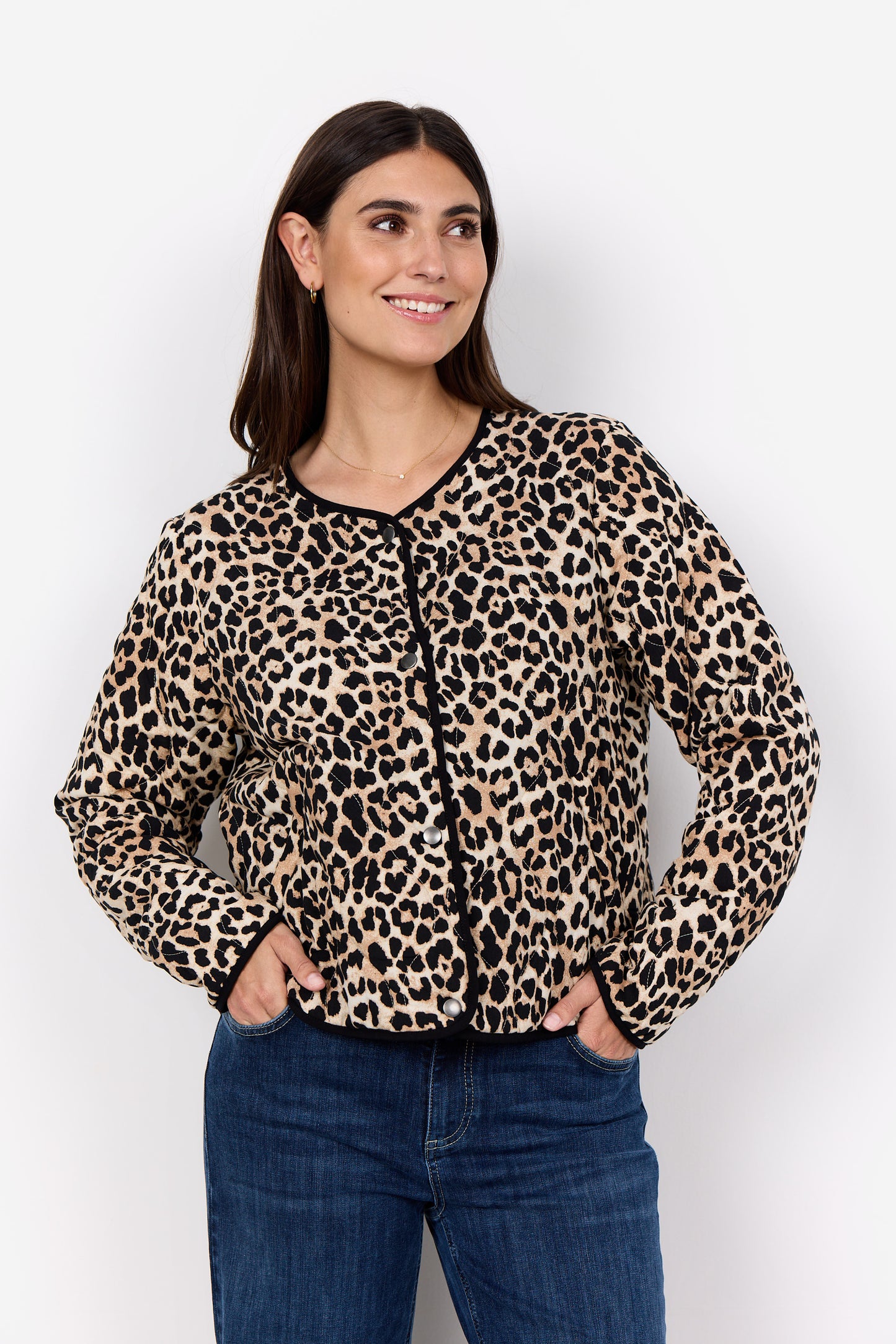 SoyaConcept PIETTA 5 Jacket Sand Leopard