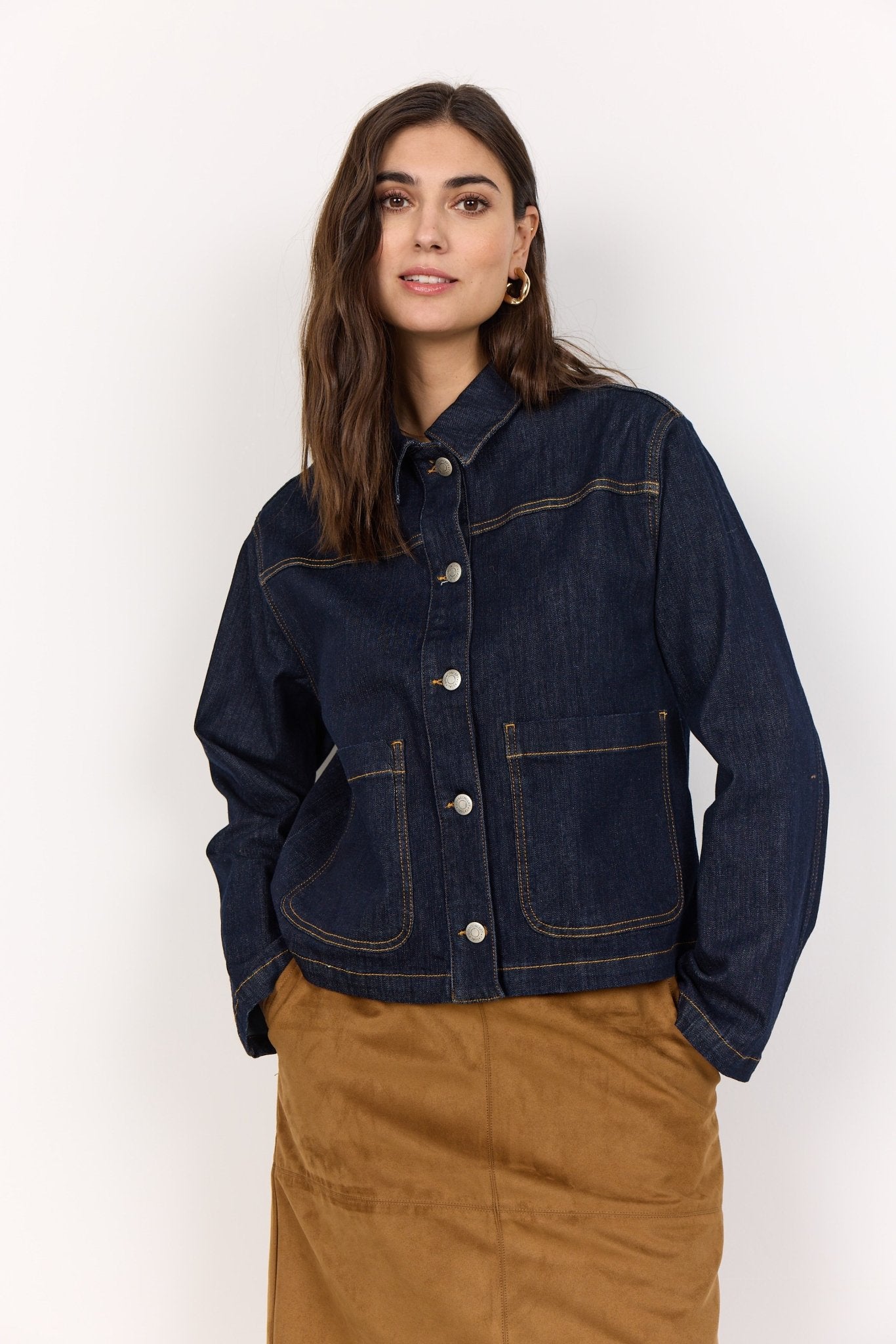 picture of SoyaConcept KIMBERLY 41 Jacket - Dark Denim - Number Two - womens - fashion - clothing - SoyaConcept 1