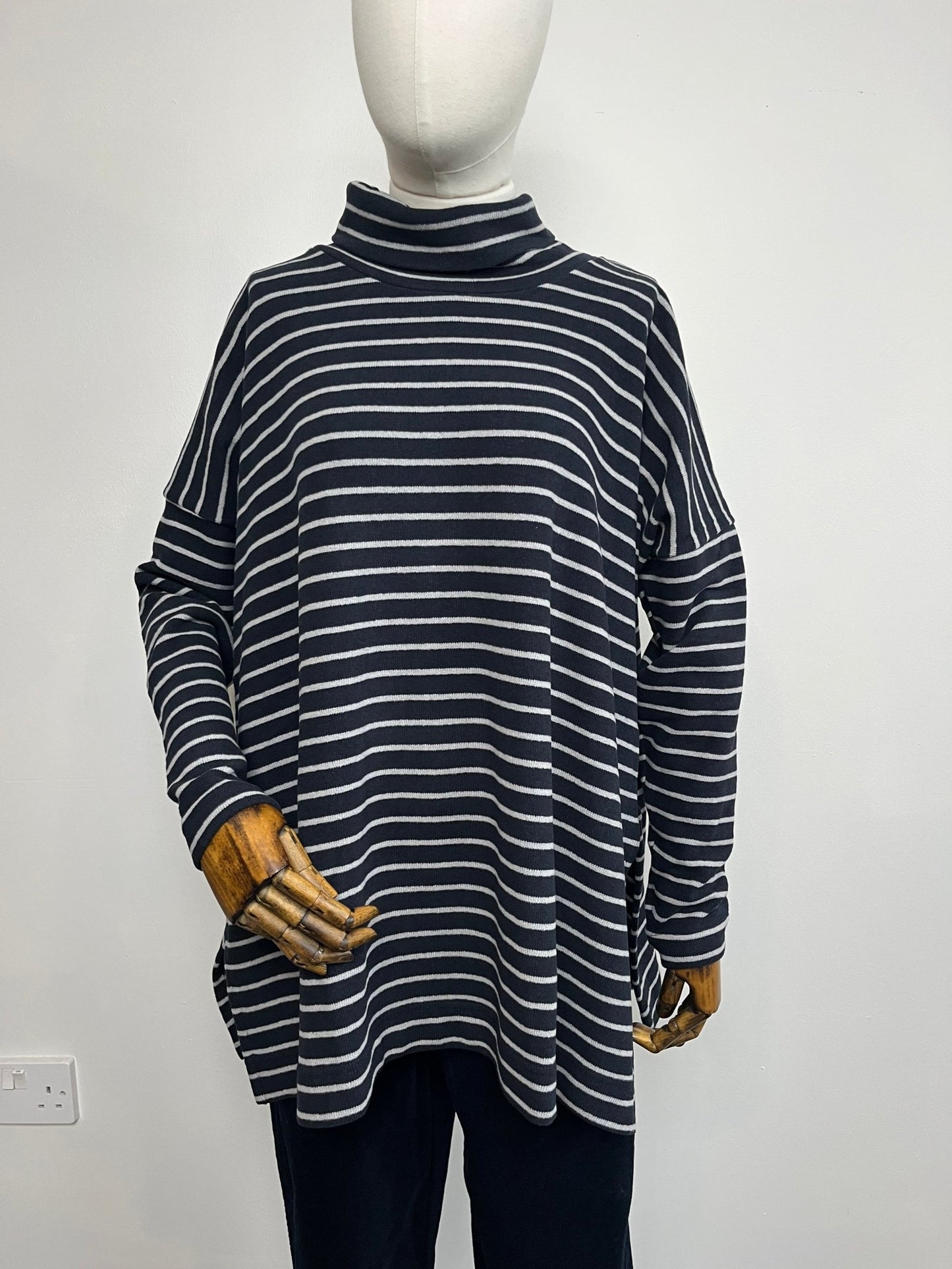 picture of Mama B Zita Jumper - Notte Stripe - Number Two - womens - fashion - clothing - Mama B 4
