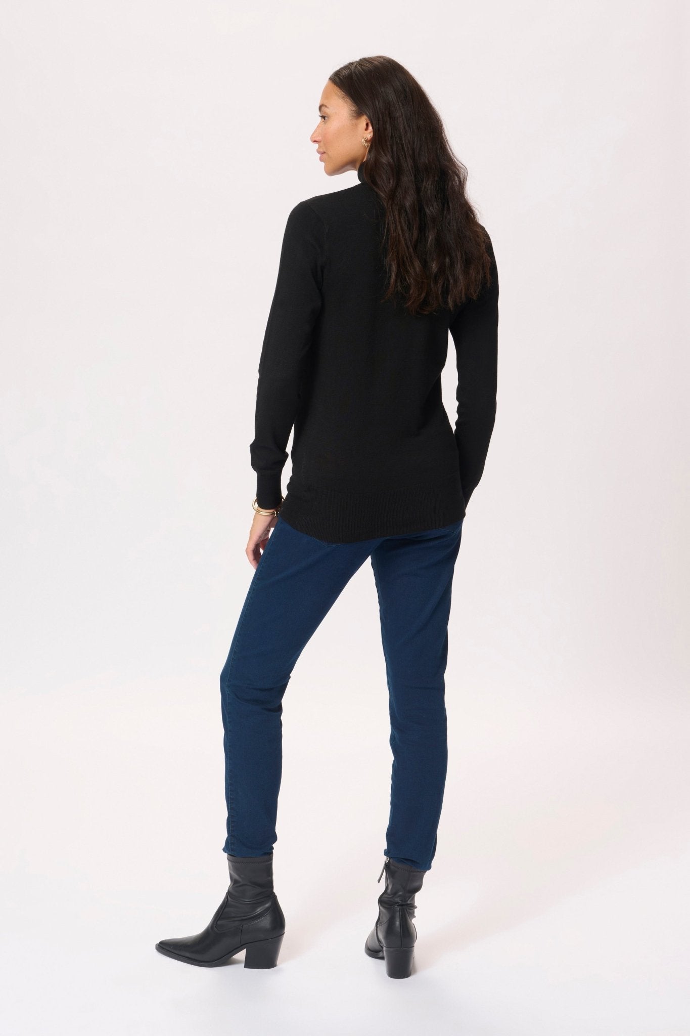 picture of Kaffe Astrid Roll Neck Pullover - Black - Number Two - womens - fashion - clothing - Kaffe 3