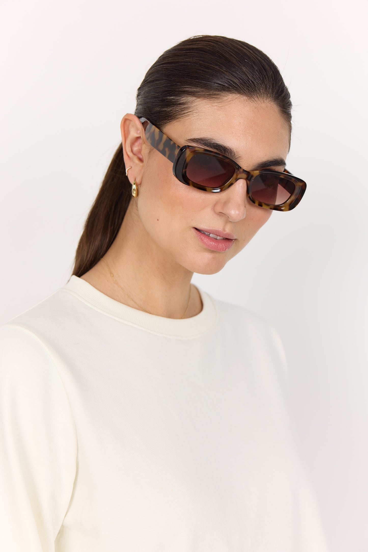 SoyaConcept Rectangle Sunglasses - Tortoiseshell
