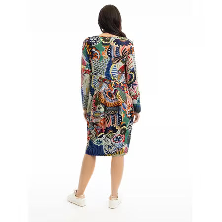 Orientique Bubble Dress Jersey  - Hotel California