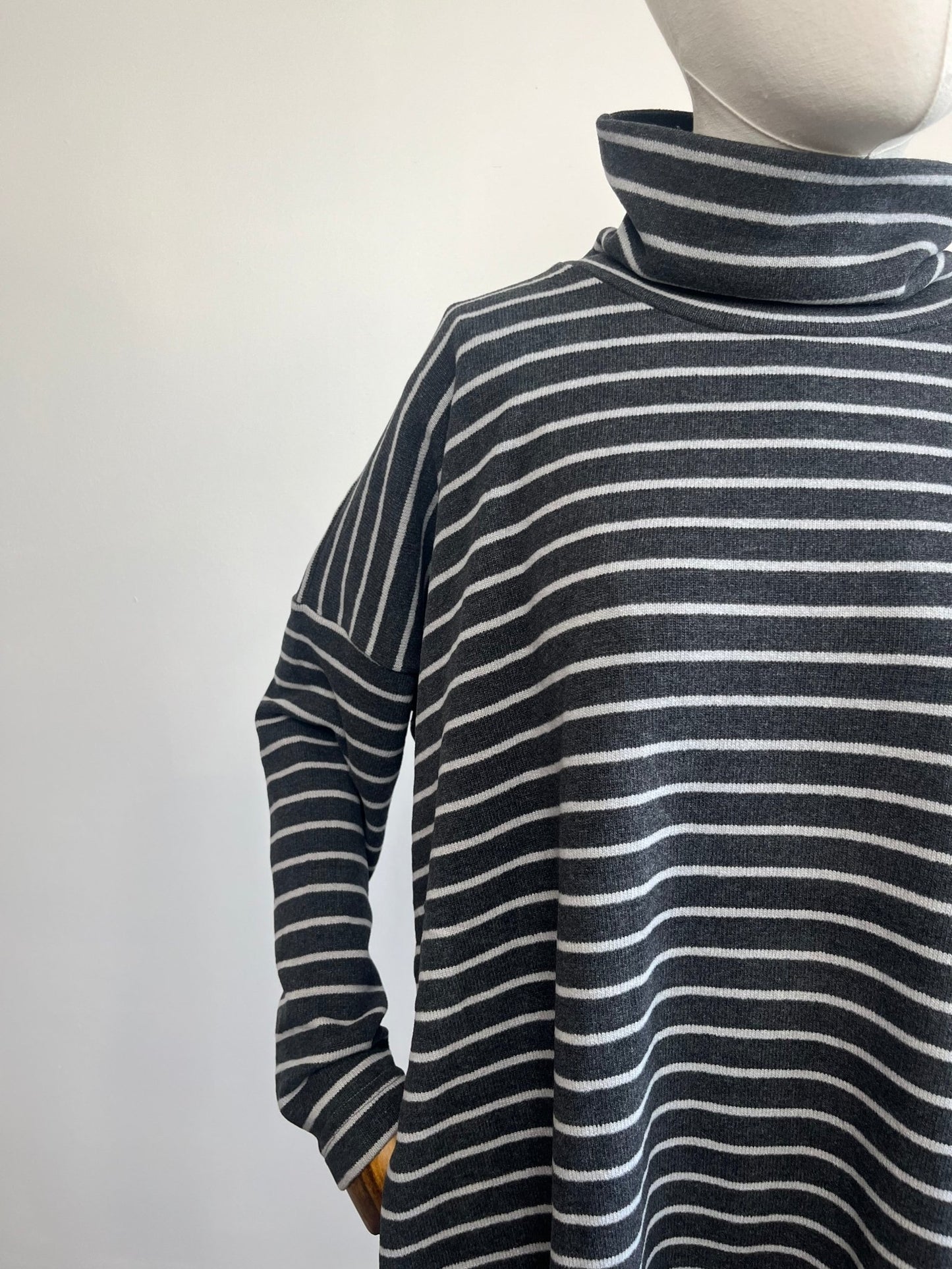 picture of Mama B Zita Jumper - Anthracite Stripe - Number Two - womens - fashion - clothing - Mama B 2
