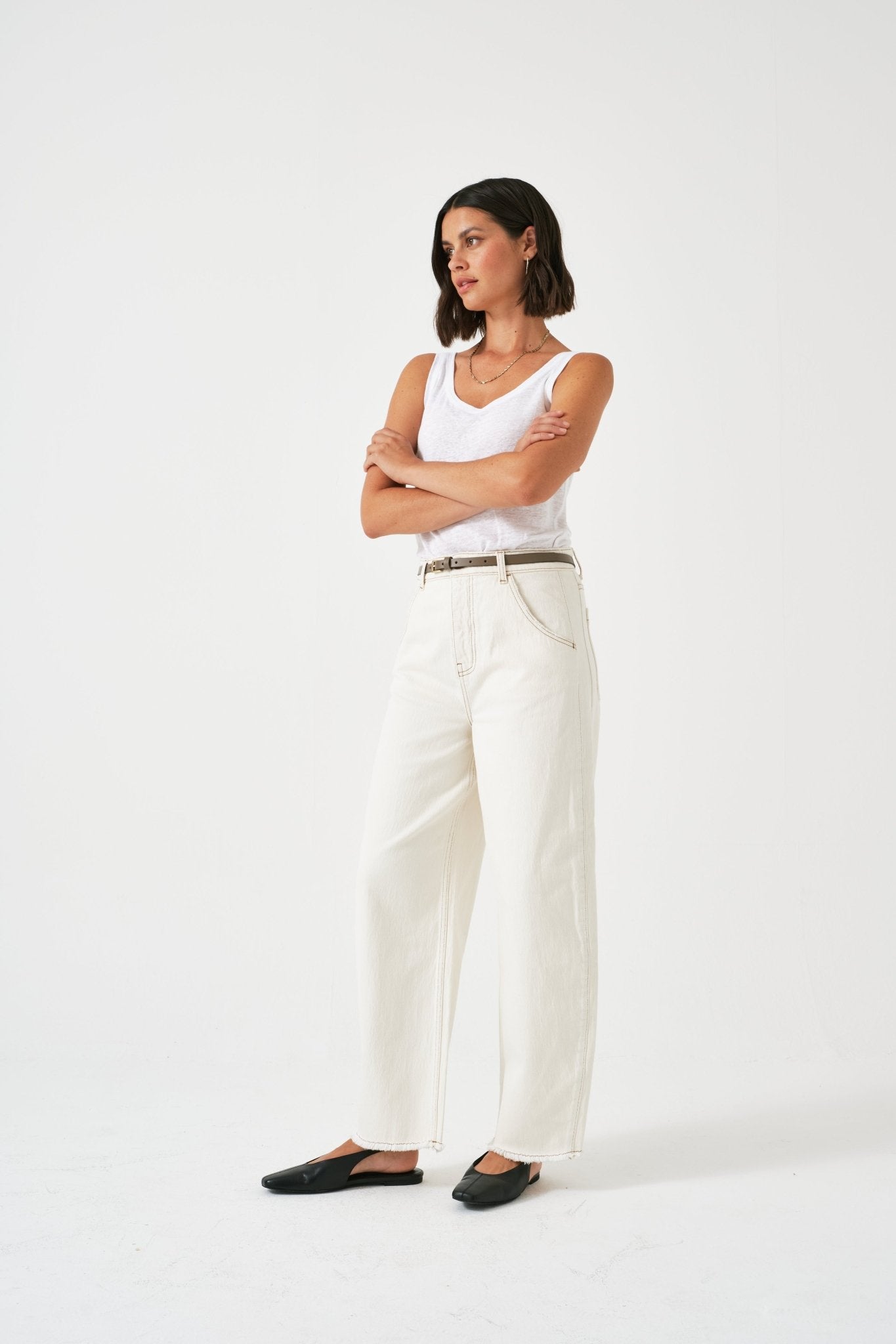 Seventy + Mochi Bo Jean Ecru