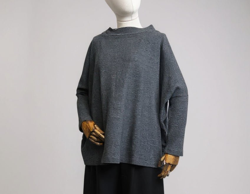 picture of Mama B Spino Jumper - Anthracite - Number Two - womens - fashion - clothing - Mama B 4