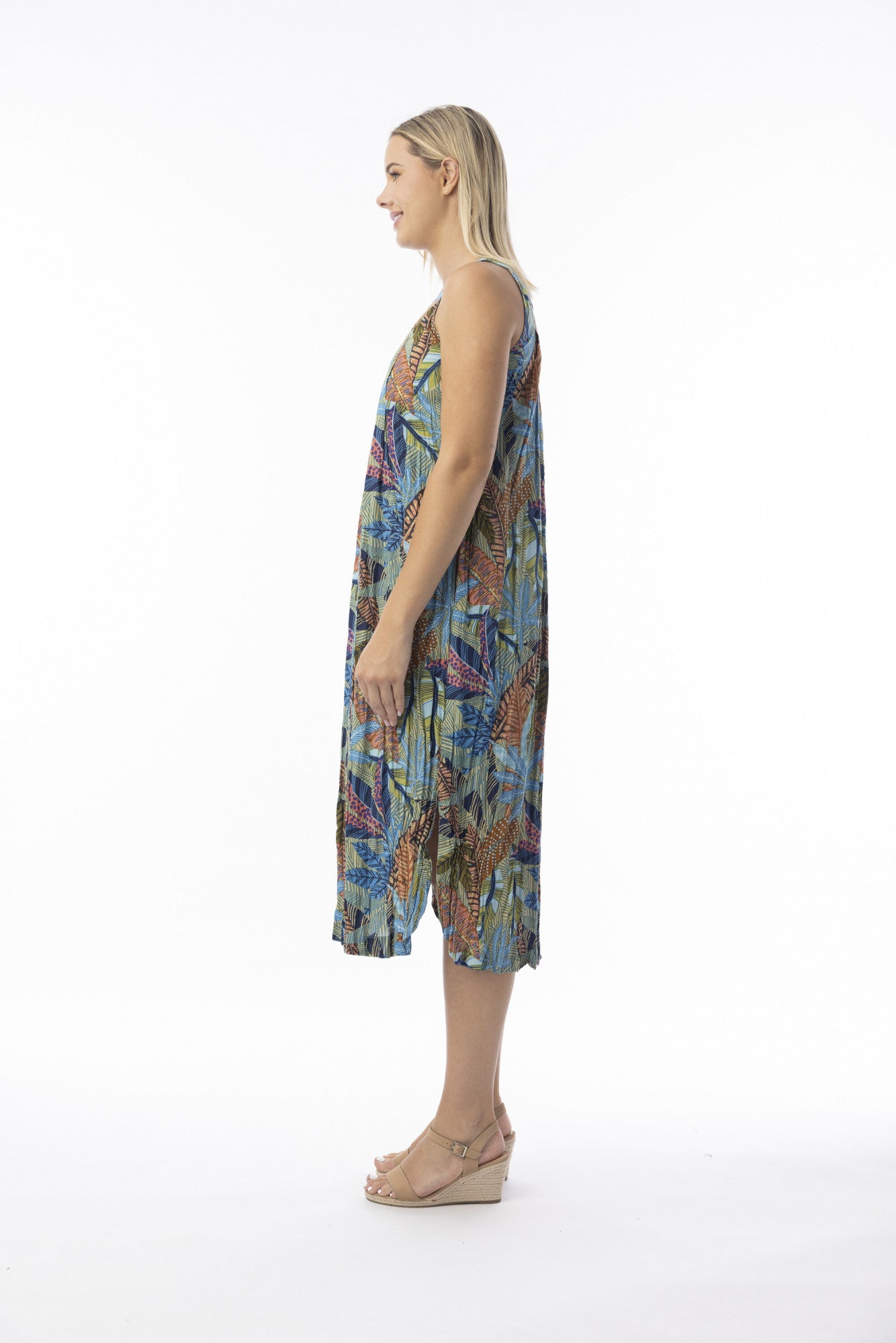 picture of Orientique Tayrona Dress Layers Sleeveless - Leafs Multi - Number Two - womens - fashion - clothing - Orientique 3