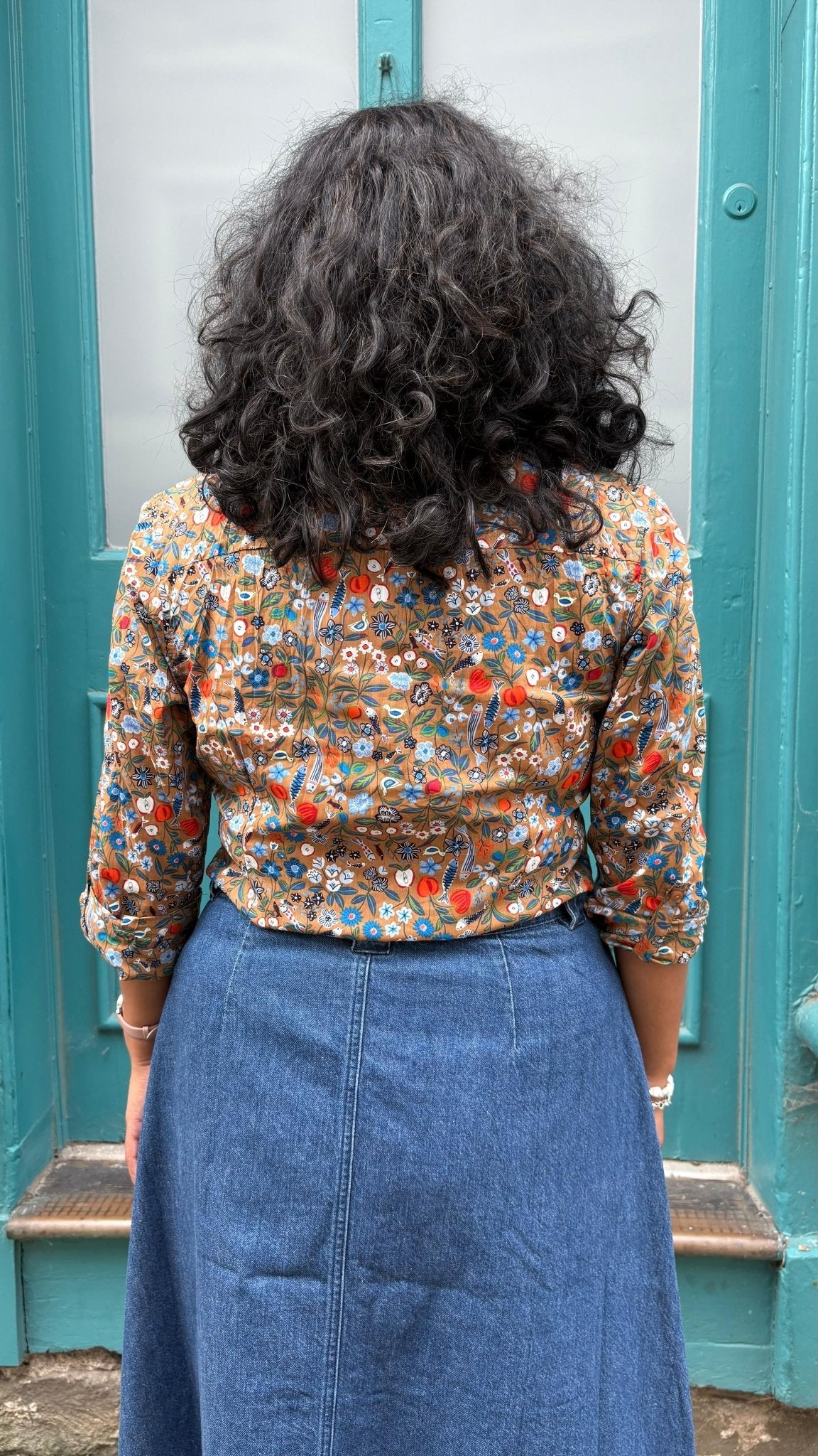 picture of Seasalt Larissa Shirt Organic Cotton - Still Life Basket - Number Two - womens - fashion - ethical - clothing
